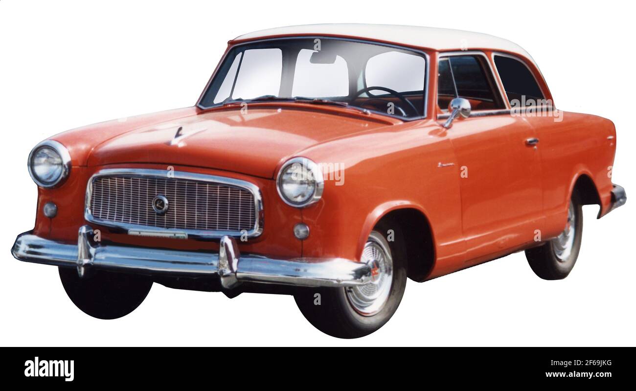 A red 1959 Rambler American Stock Photo - Alamy