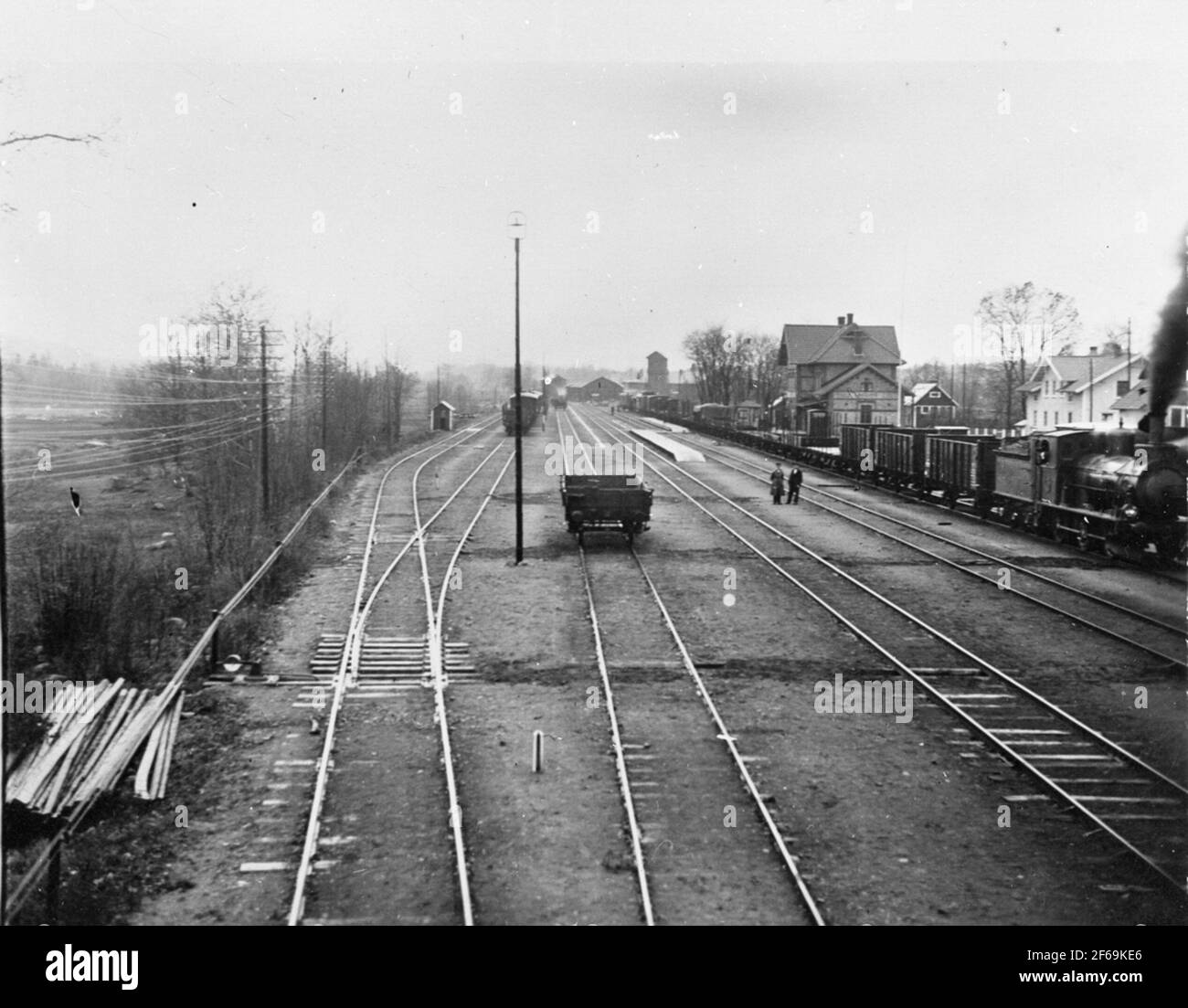 Sweden, Småland, Halland, Hylte, Landeryd (depicted, town Stock Photo ...