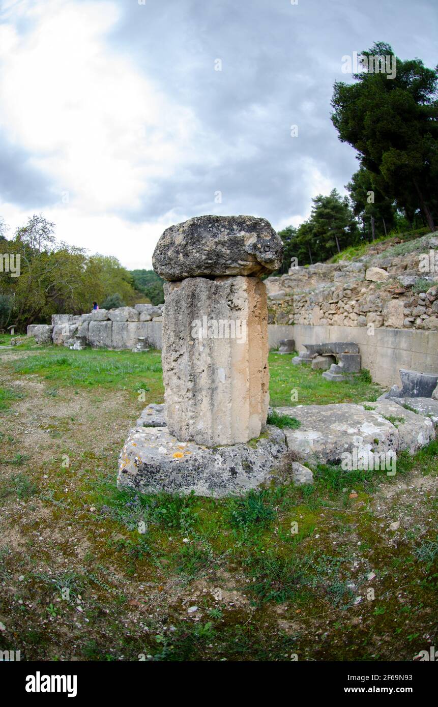 The Amphiareion of Oropos Greece natural erosion, physical and chemical ...