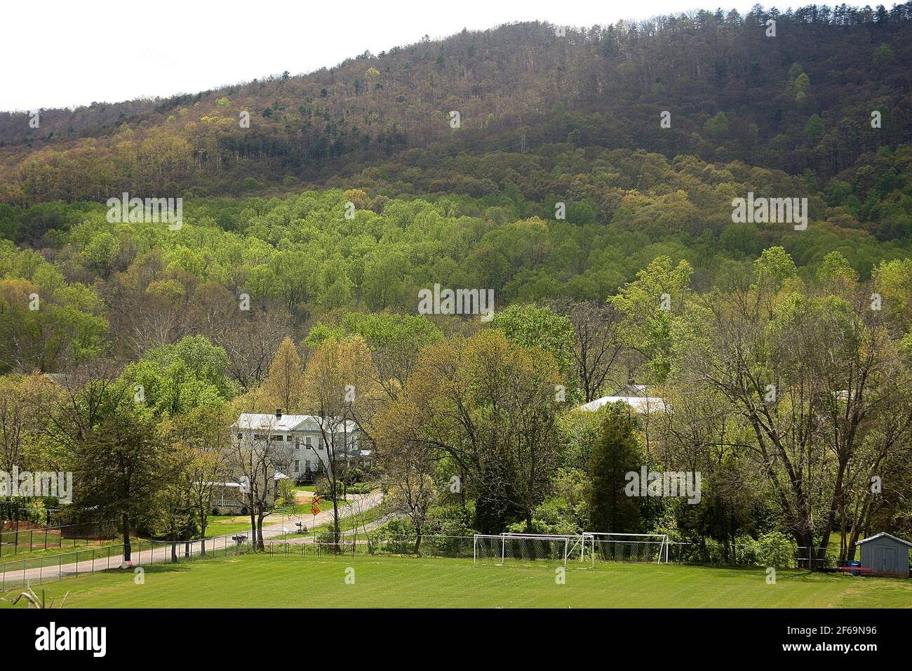 Spring landscape in the Blue Ridge Mountains, VA, USA Stock Photo - Alamy
