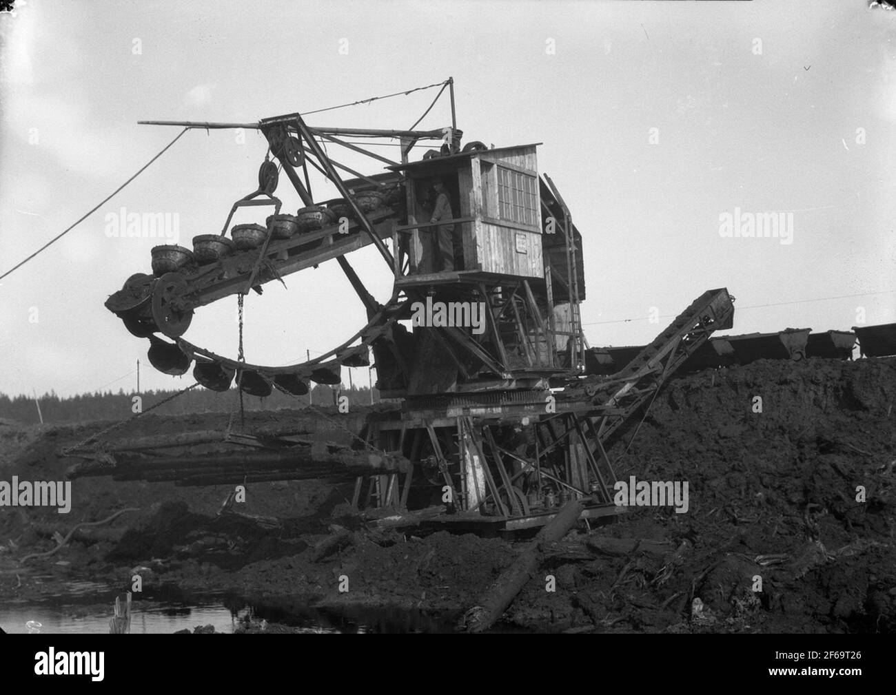 The peat powder factory Stock Photo Alamy