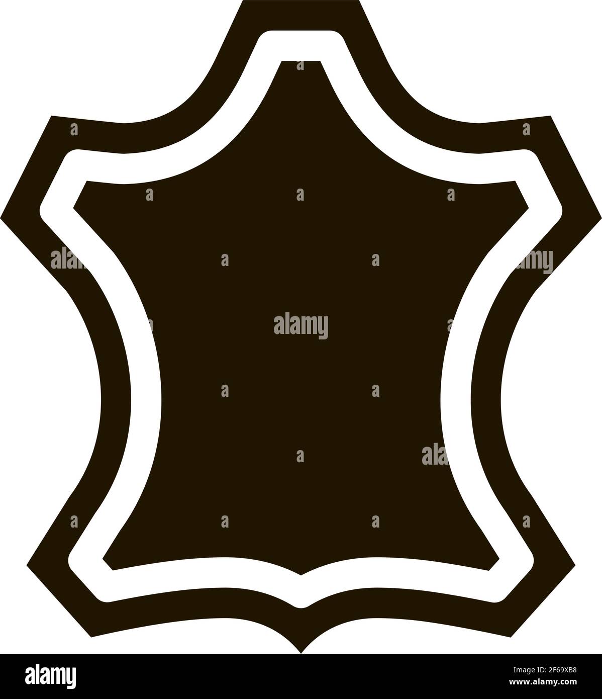 leather label icon Vector Glyph Illustration Stock Vector Image & Art ...