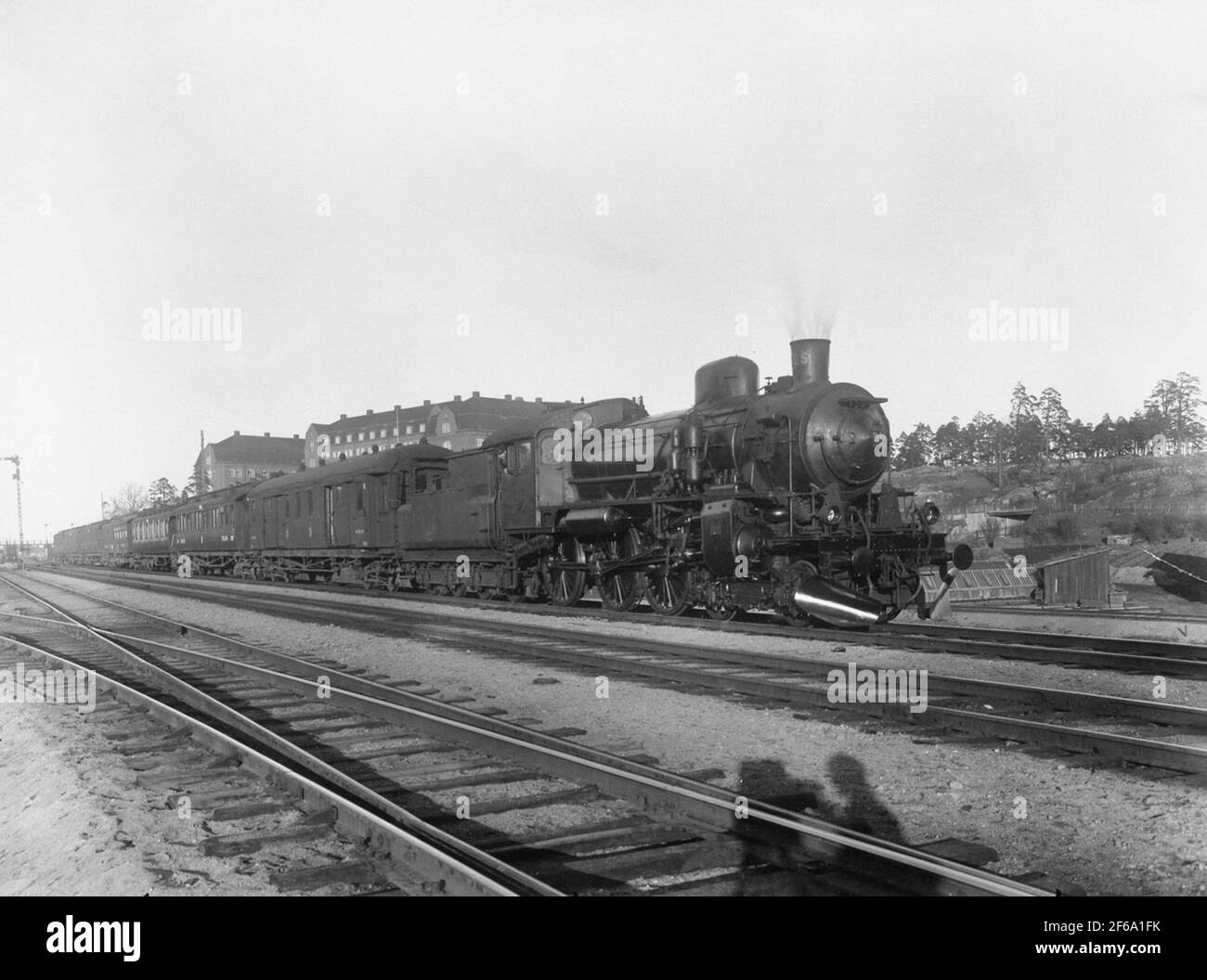 The state railways SJ B 1325 by train at the TomTeBoda. 7). The b ...