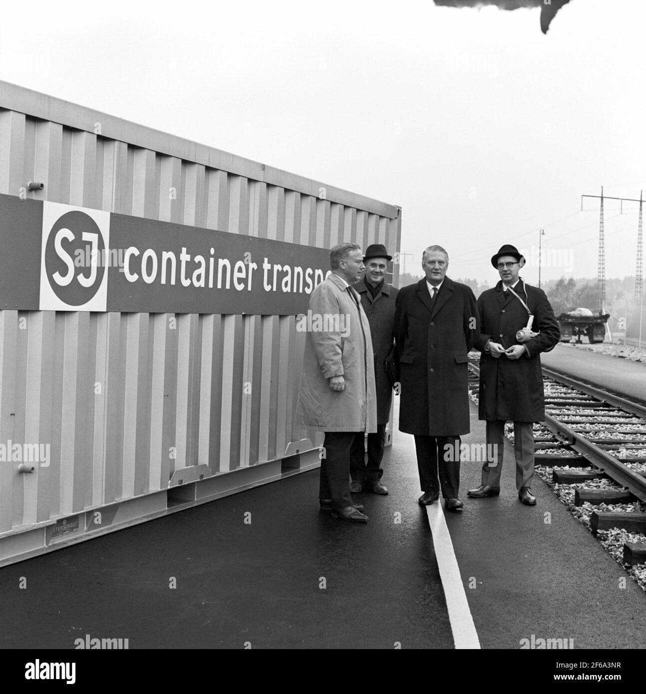 Container terminal. Director General Erik Upmark Stock Photo Alamy