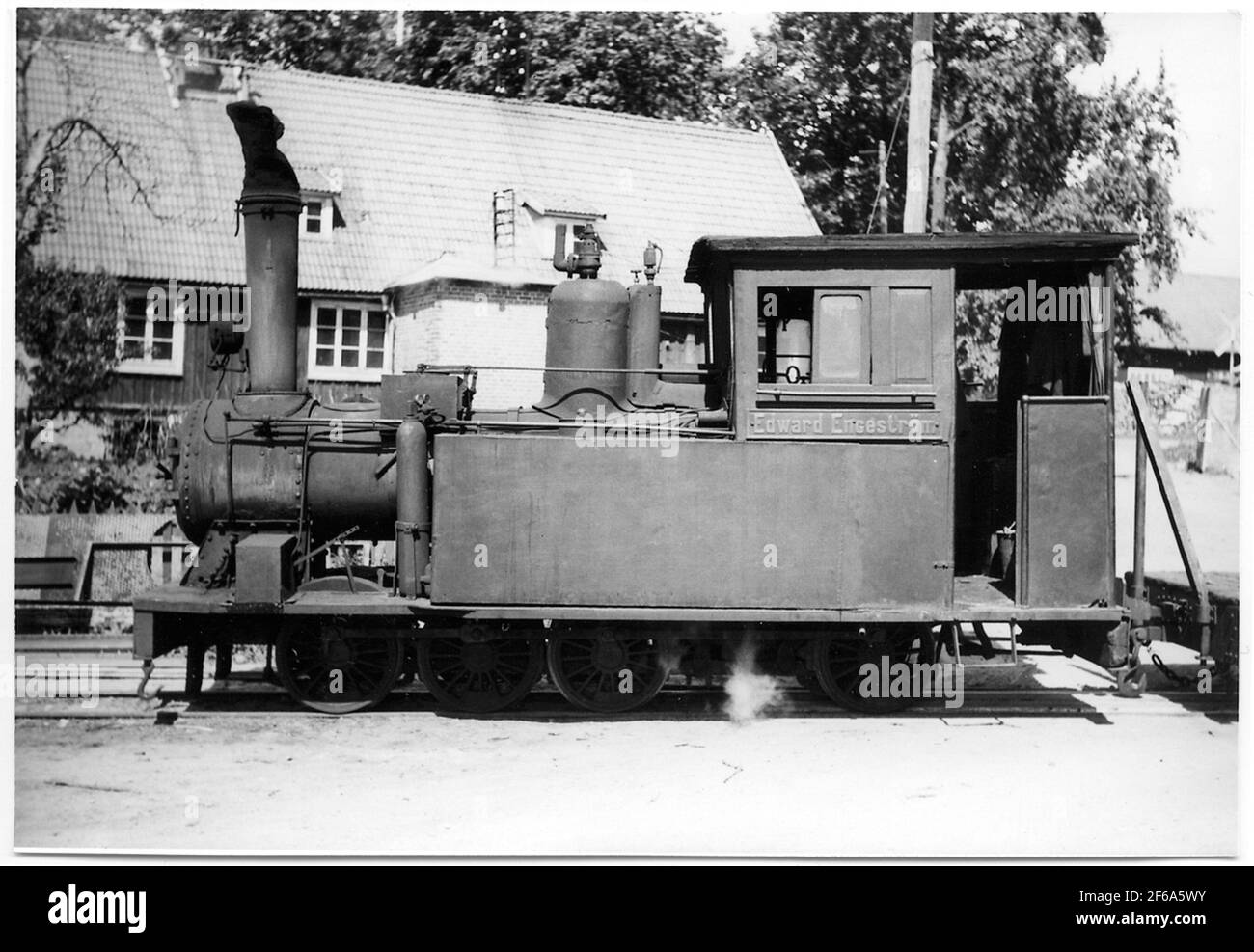 Dollypowered railroad Lok 1 "Edward Engeström Stock Photo Alamy