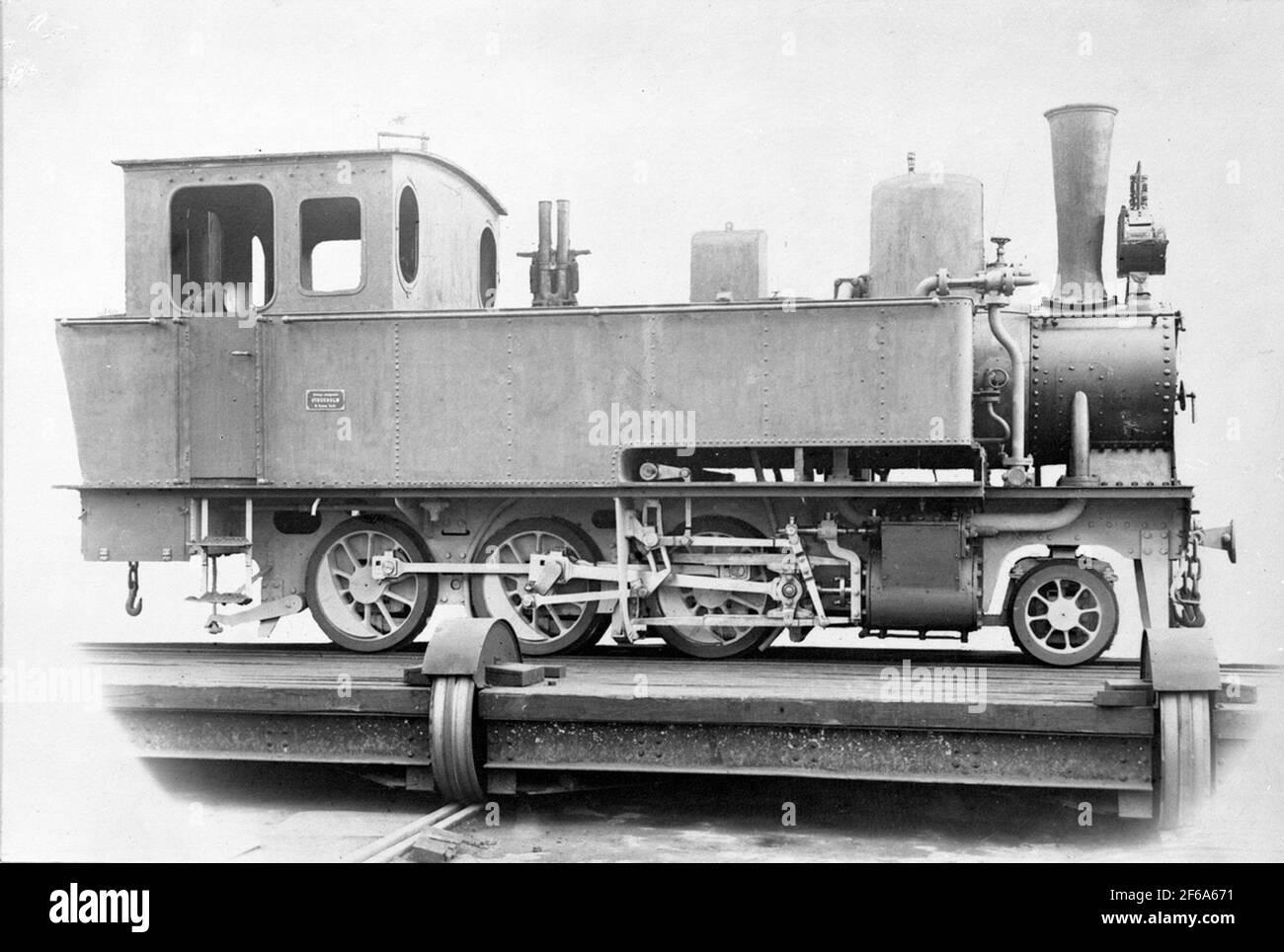 VäxjöÅsedaHultsfred Railway, Våhj Lok 5. Delivery photo Stock Photo