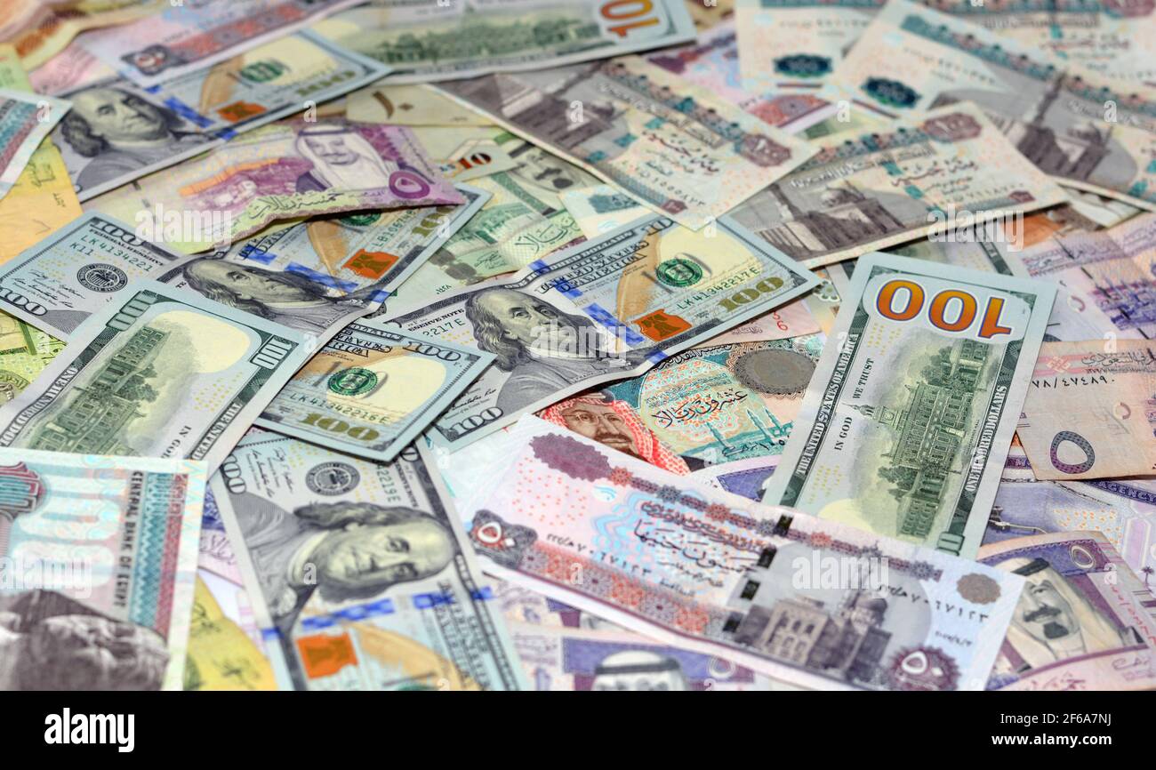 Saudi Arabia Currency With USA Currency And Egypt Currency Banknotes saudi-arabia-currency-with-usa-currency-and-egypt-currency-banknotes