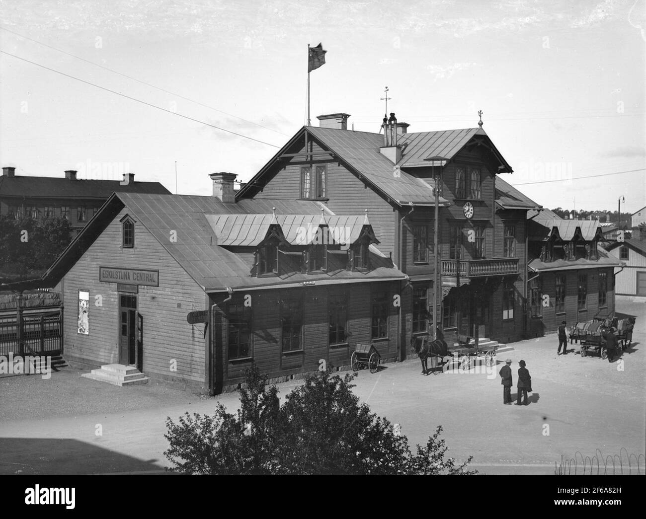 The street side of the station Stock Photo Alamy