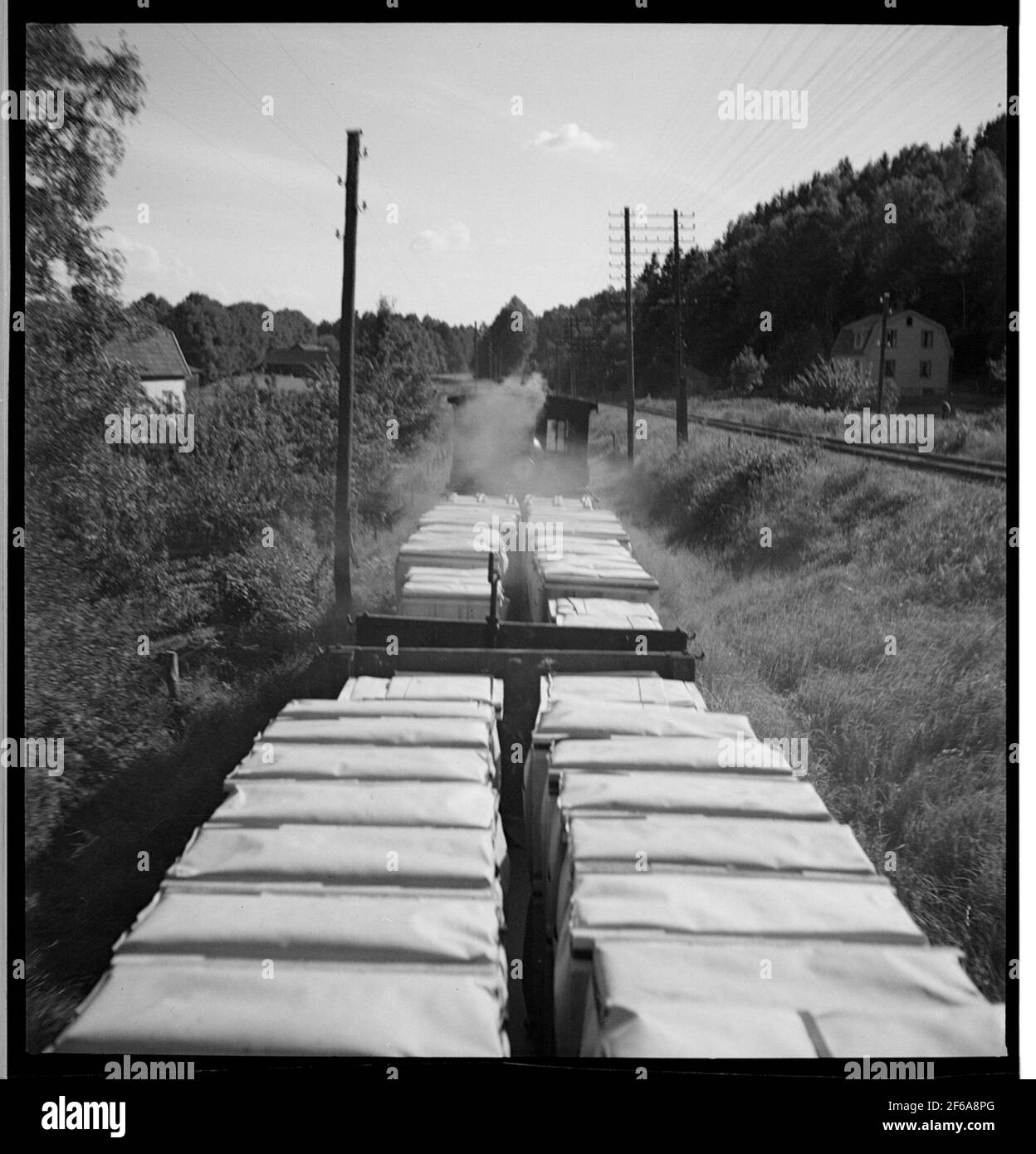 Loaded freight train Stock Photo Alamy