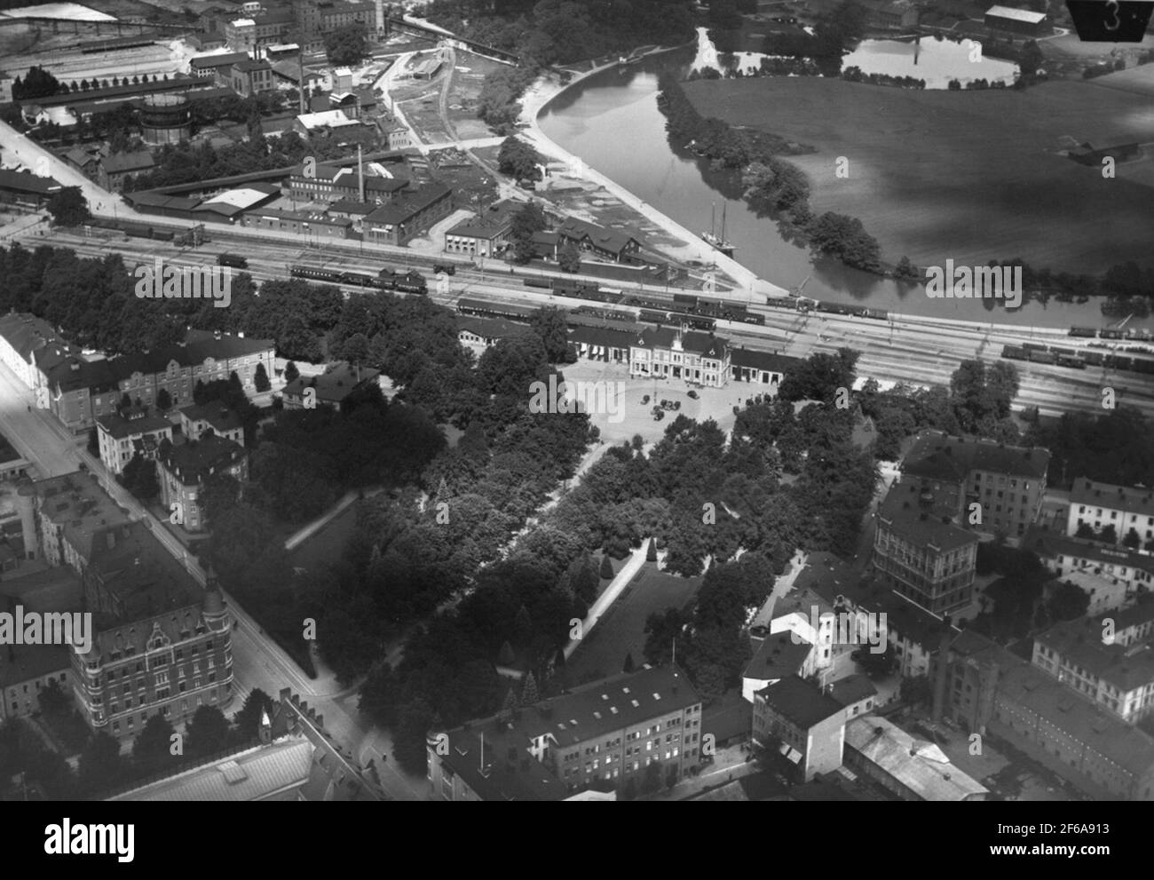 Linköping station aerial view hi-res stock photography and images - Alamy