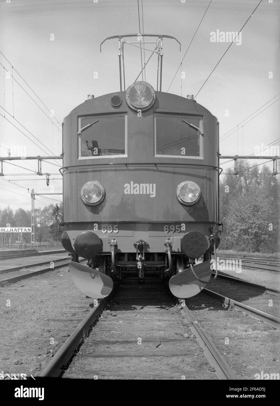State Railways, SJ F 695. Delivery Photo. Manufactured by Nohab (Company number: 3056) Stock Photo