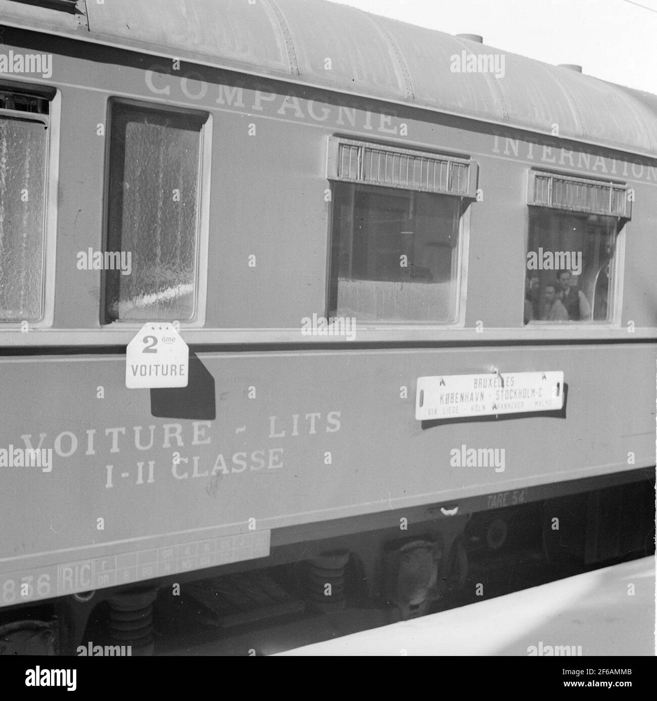 CIWL first cart in Stockholm Stock Photo Alamy