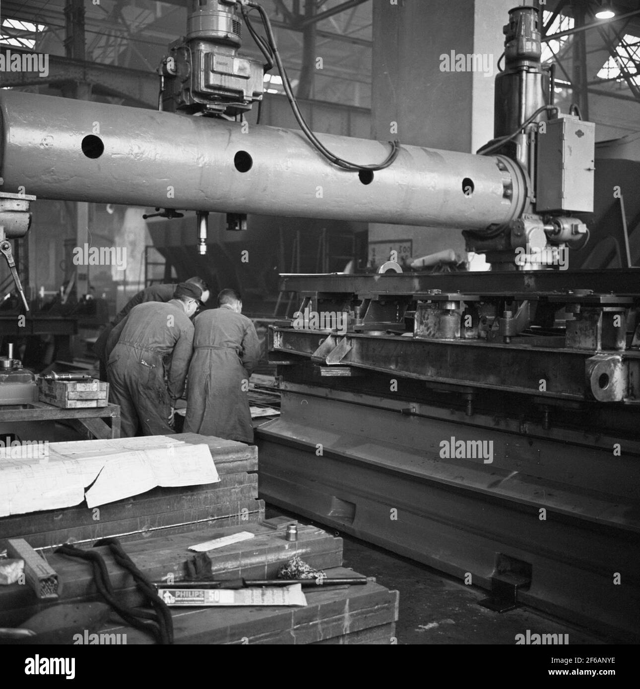 AB Svenska Railway workshops Falun, 3-4 / 10-61. Wagon production Stock ...