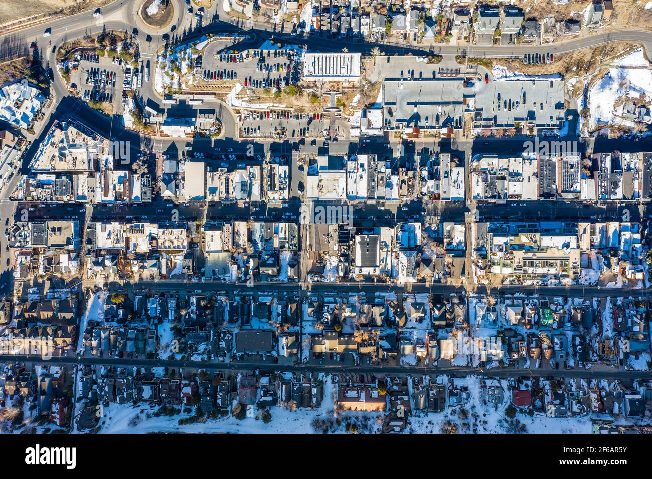 Main Street, Park City, Utah, USA Stock Photo