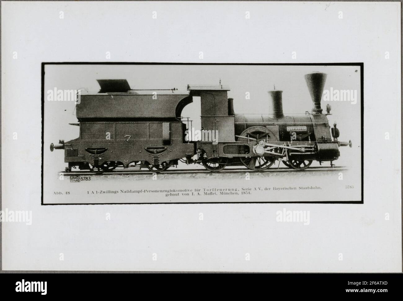 Royal Bavarian State Railways, K.Bay.STS.B Lok "Kufstein Stock Photo ...