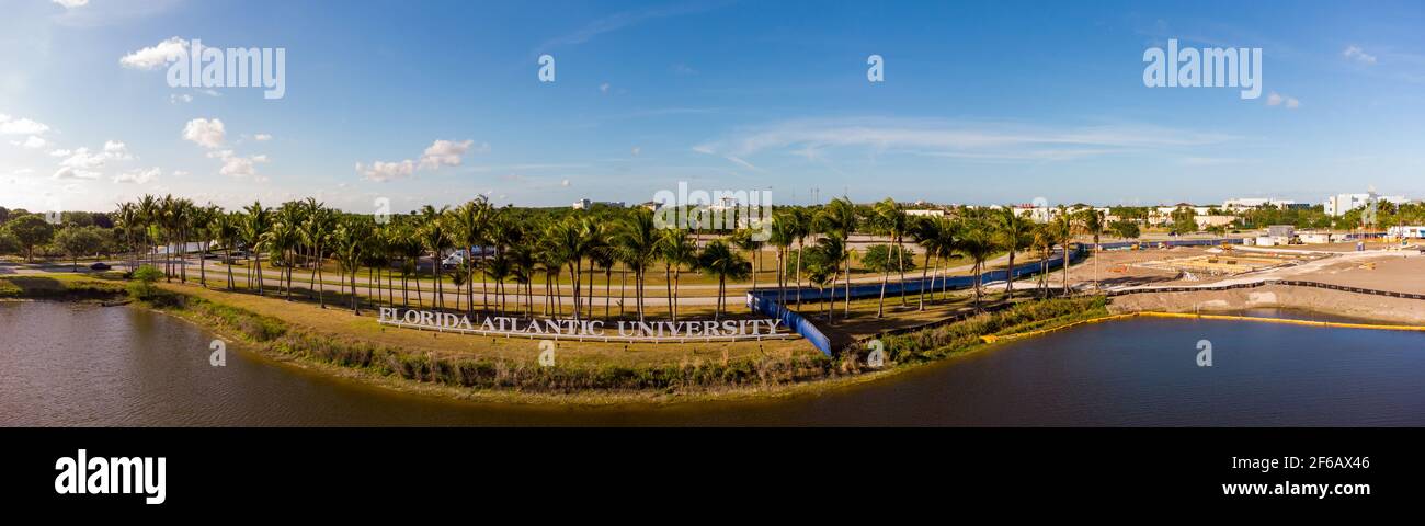 Florida Atlantic University Palm Beach USA Stock Photo