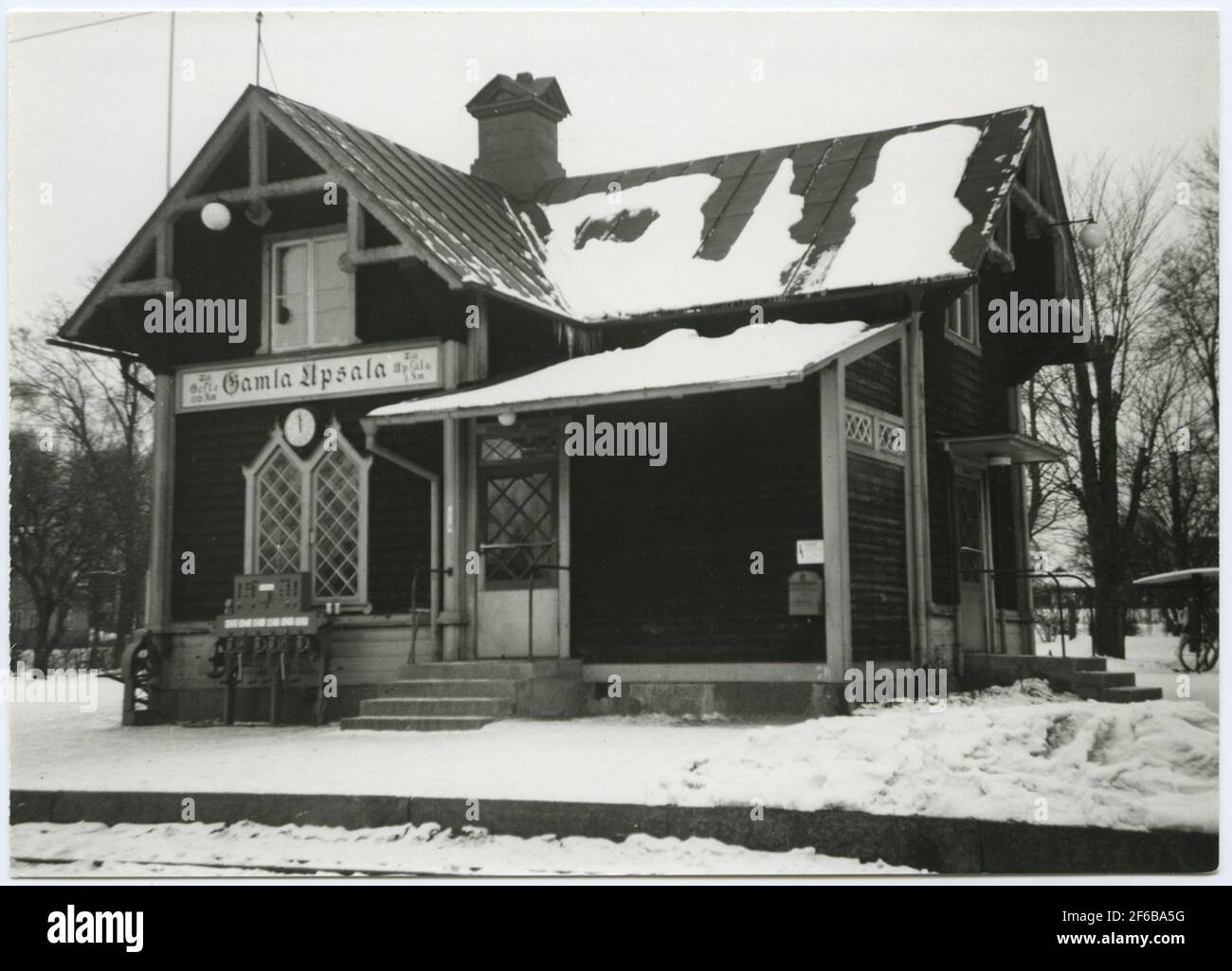 Old Uppsala station Stock Photo - Alamy