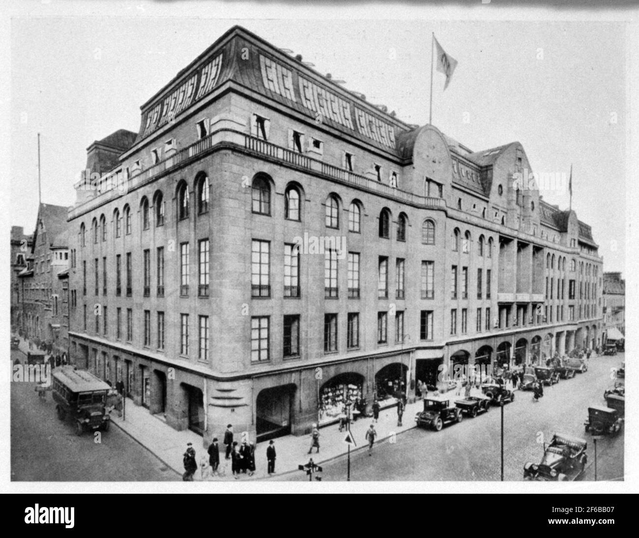 City Traffic Outside The Nordic Companies NK At Hamngatan 18 20 In city-traffic-outside-the-nordic-companies-nk-at-hamngatan-18-20-in