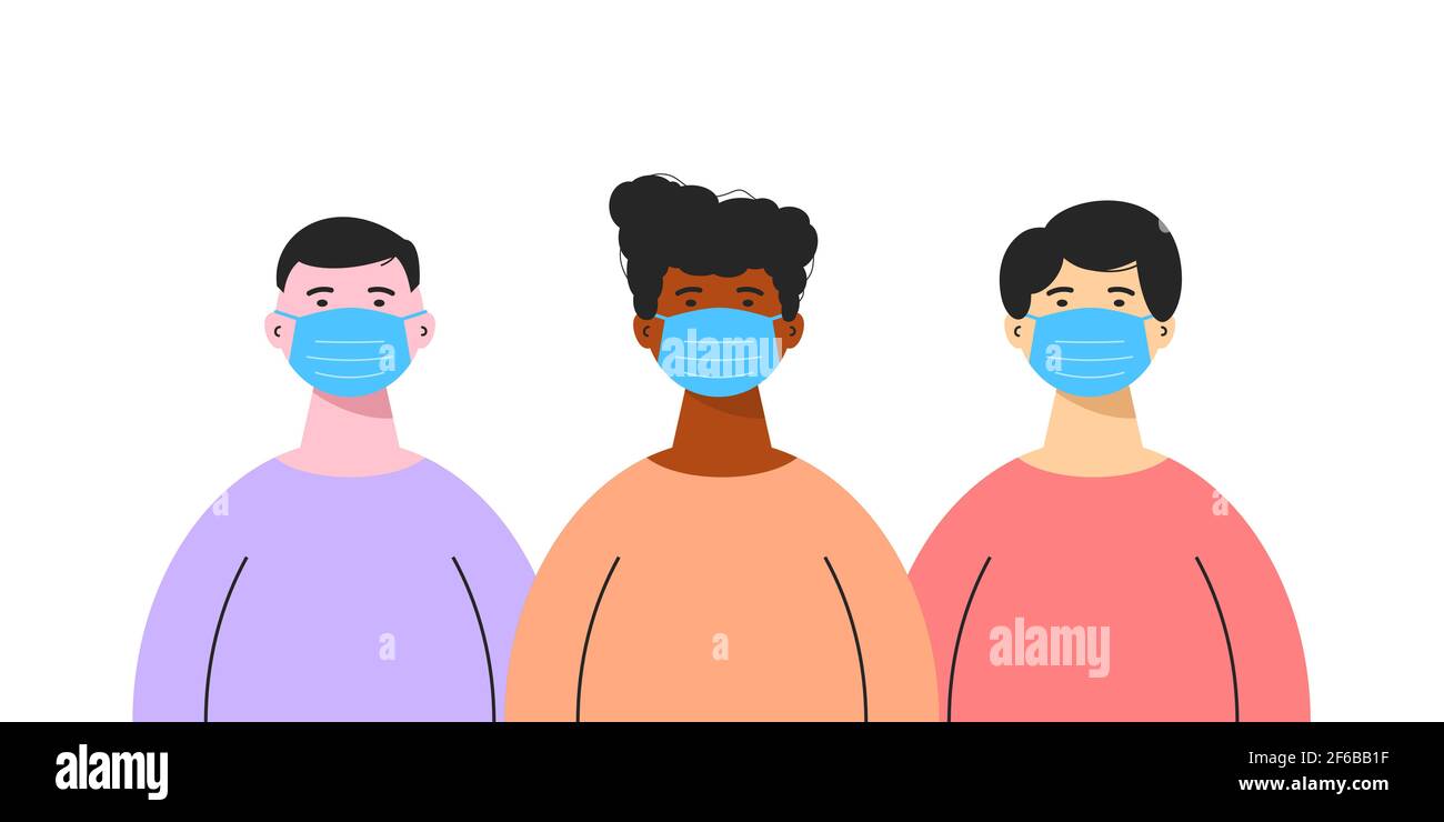 Black men wearing masks Stock Vector Images - Alamy