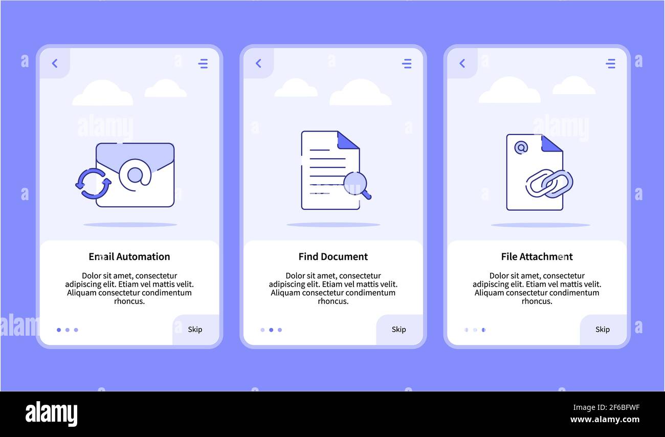 email automation find document file attachment onboarding for mobile ...