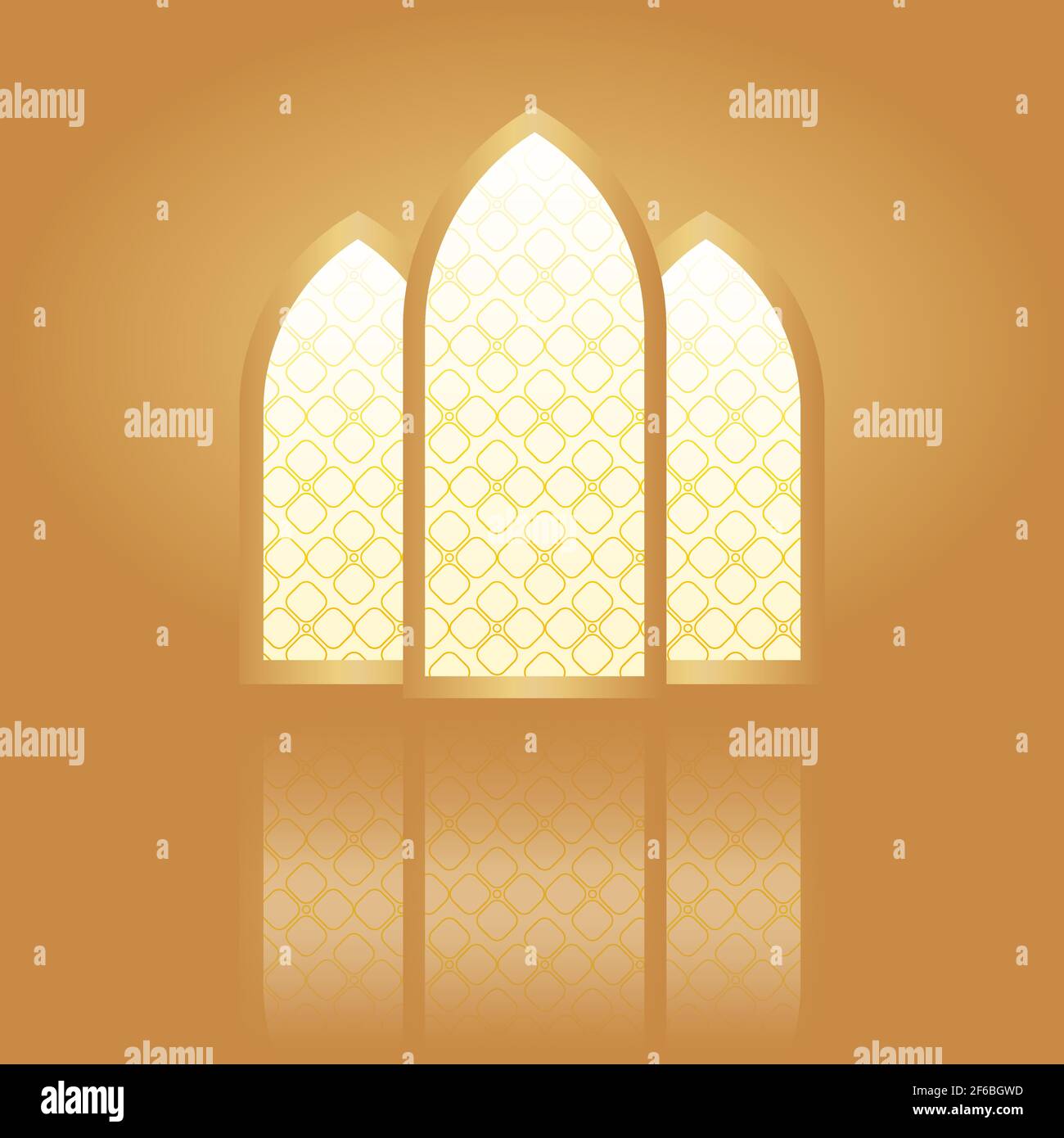 Modern luxury Islamic square template layout background post card ...