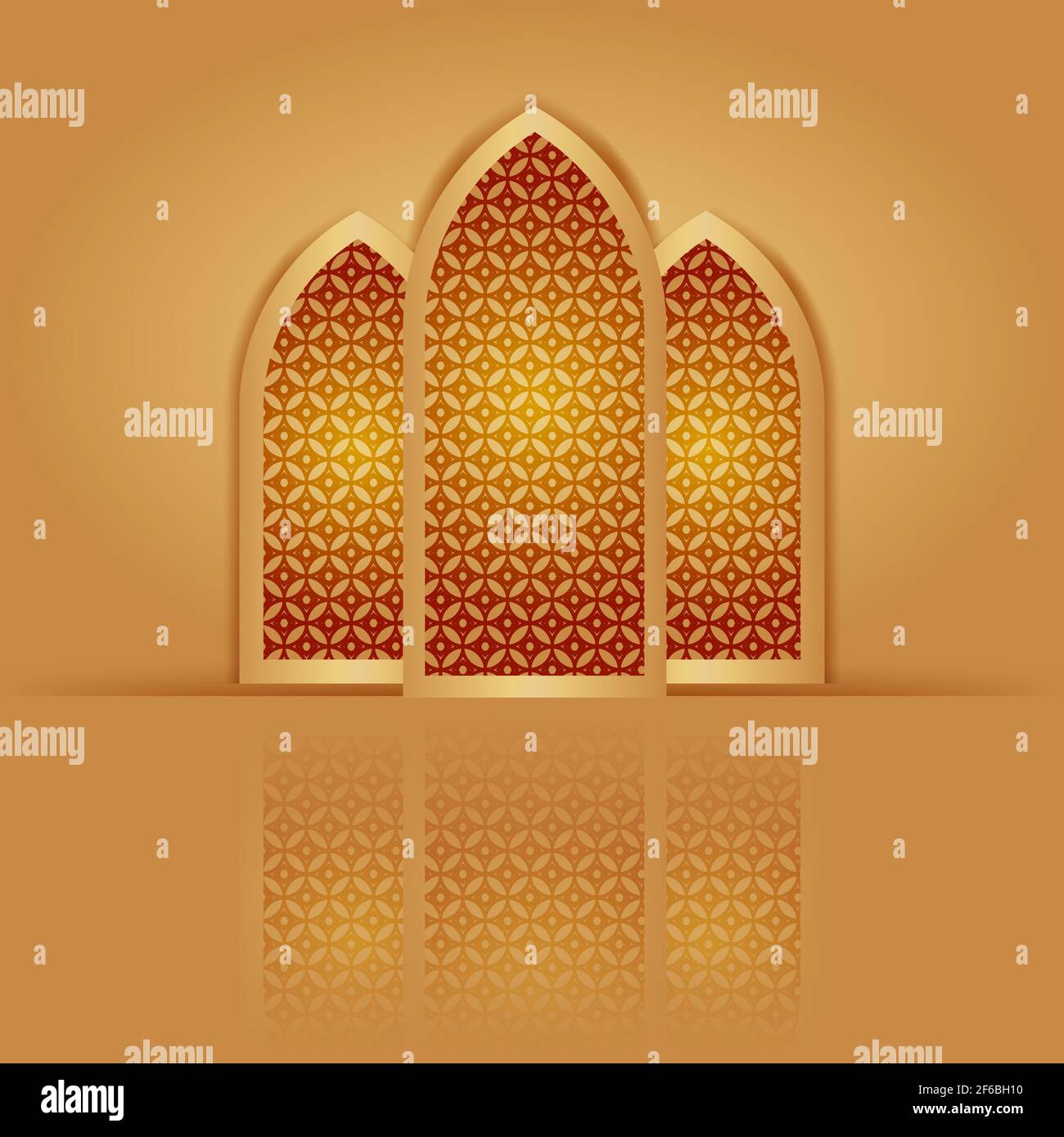 Modern luxury Islamic square template layout background post card ...