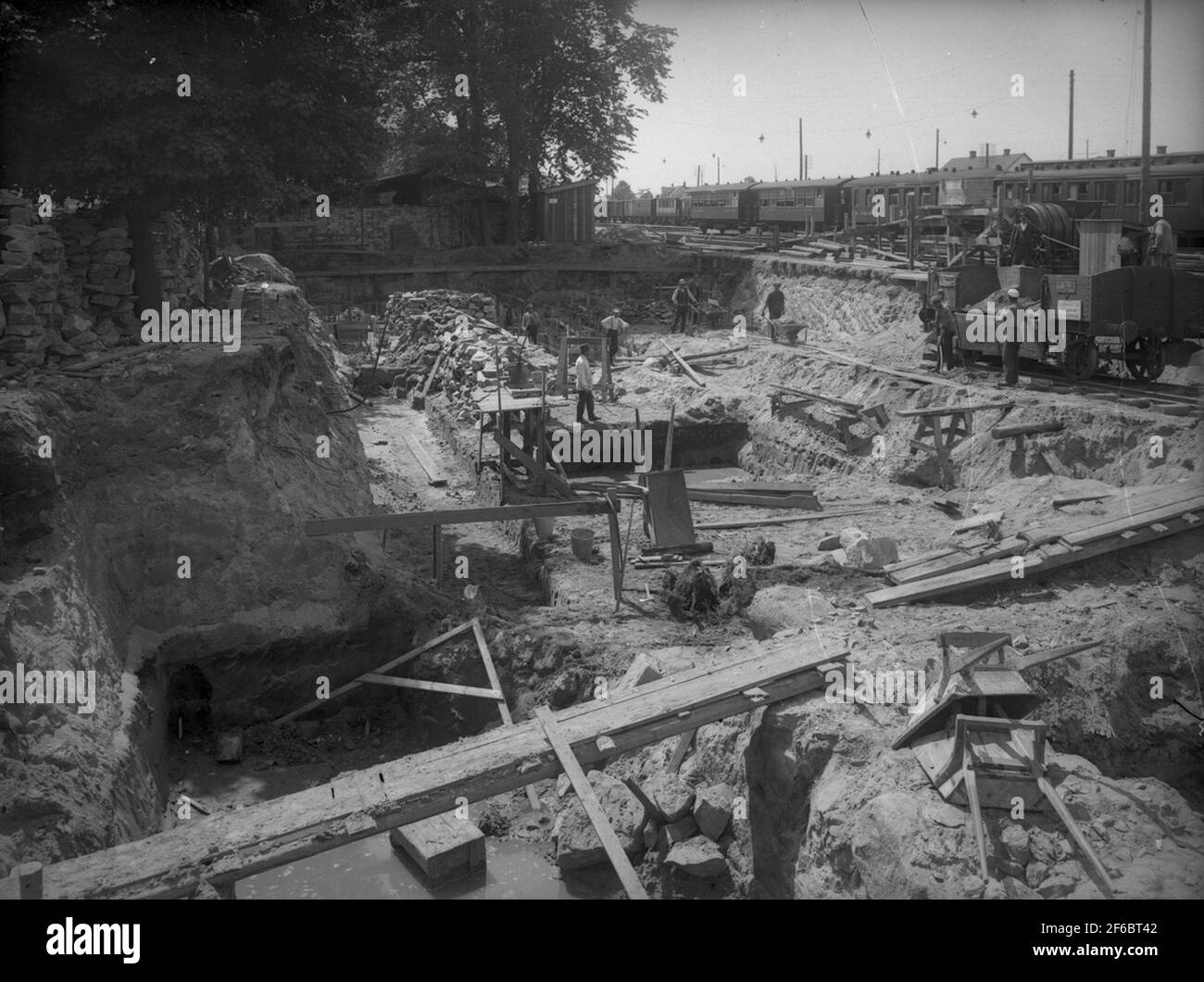 Station house building Stock Photo Alamy