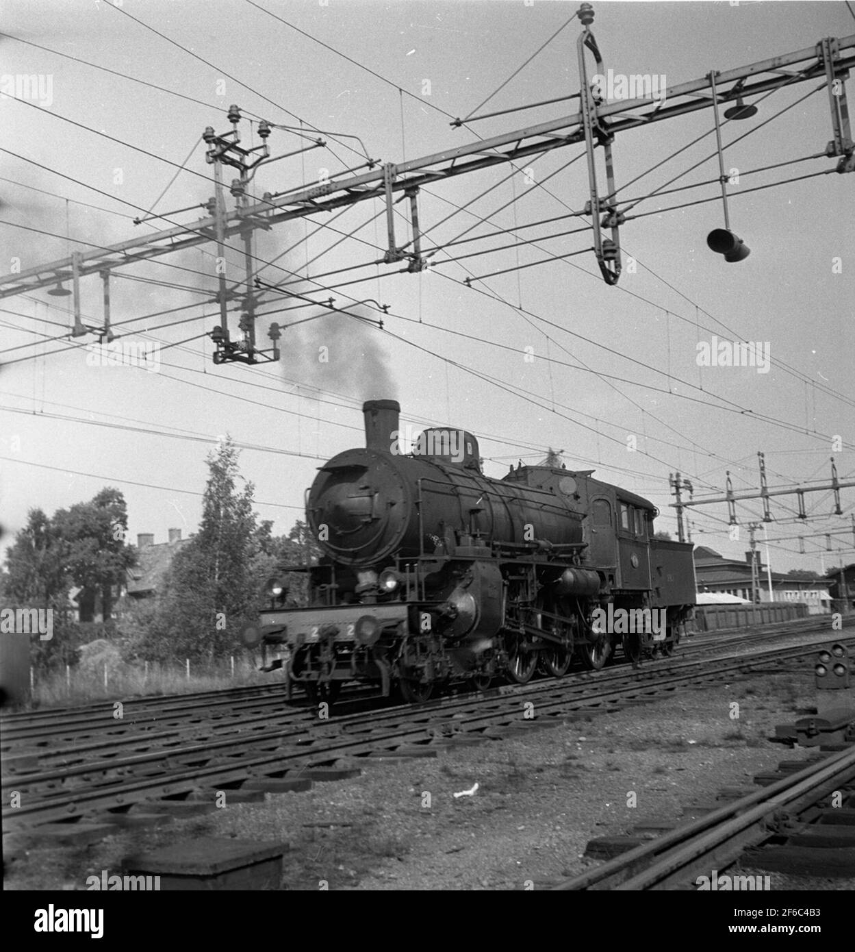 SNJ Lok 1 (EX SJ CC) Stockholm - Nynäs railway manufactured in 1903, 1937 EX SJ CD 747, Sloped 1950 Stock Photo