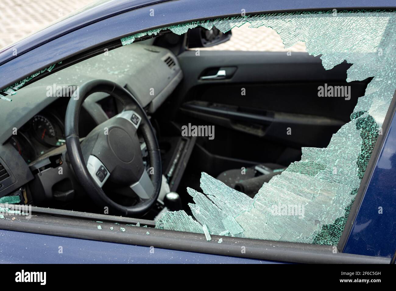 Vandalised car hires stock photography and images Alamy