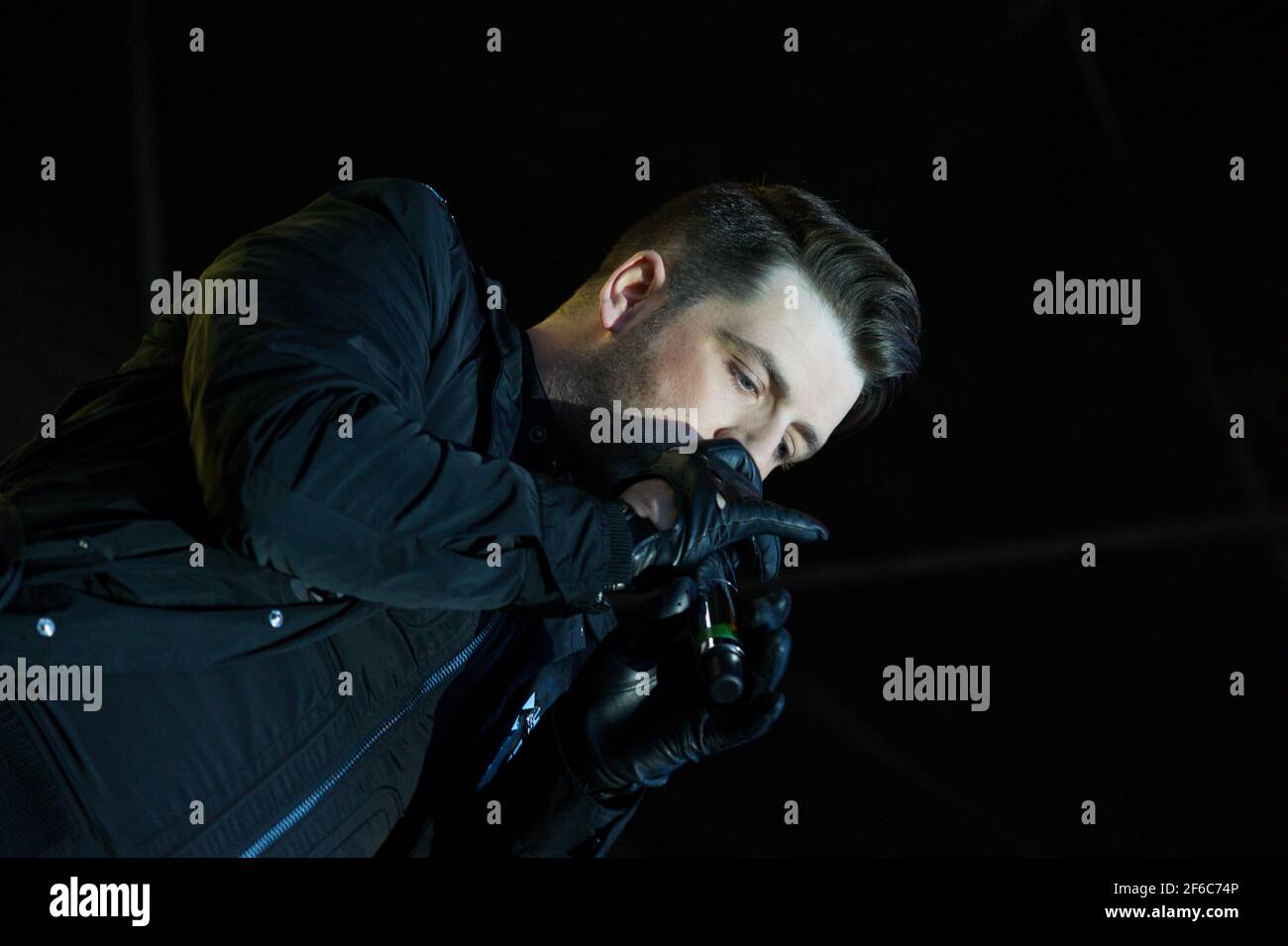 Markus Feehily of Westlife performing live at The Midlands Festival 2010 Stock Photo