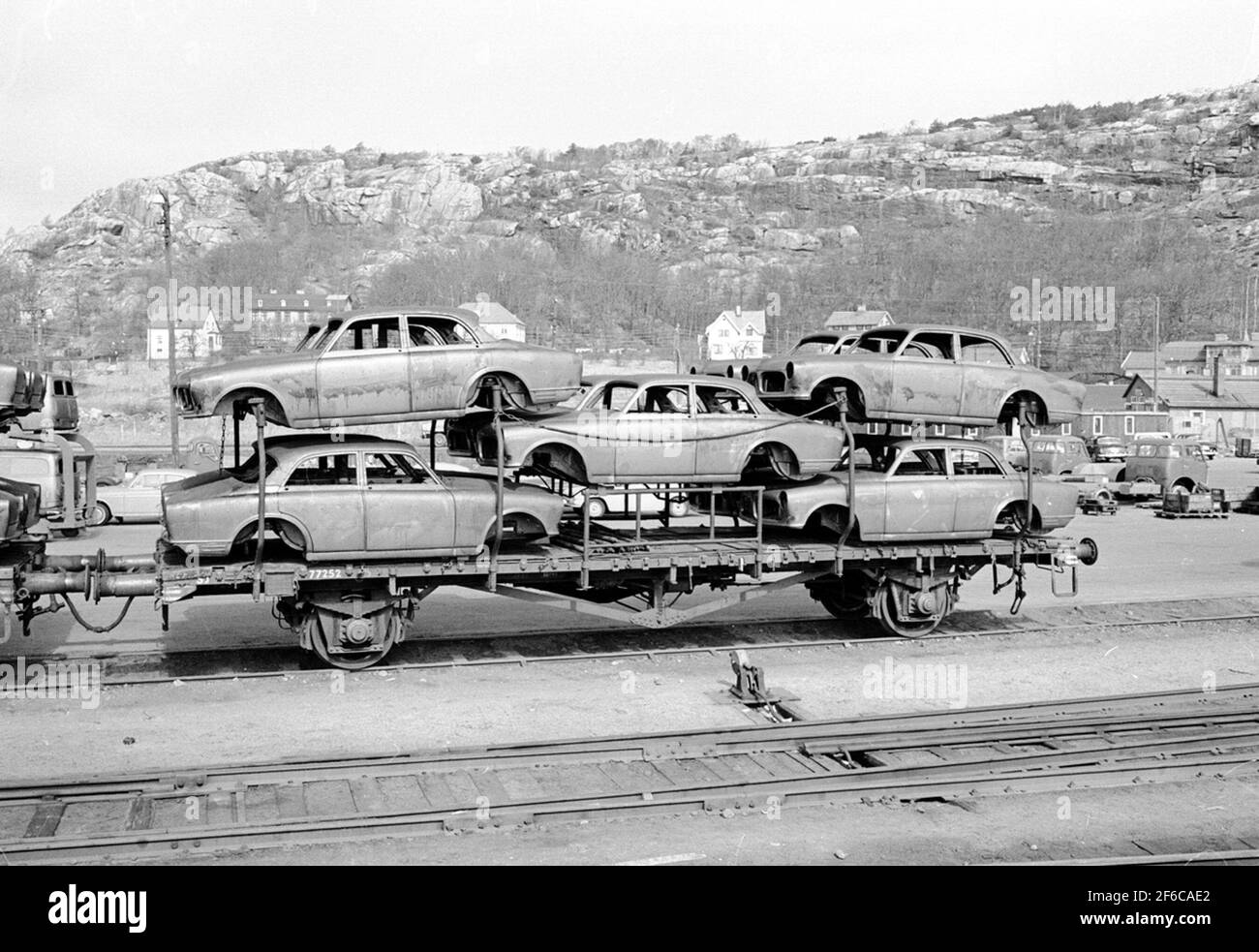 Cargo loads with Volvo bodywork Stock Photo Alamy