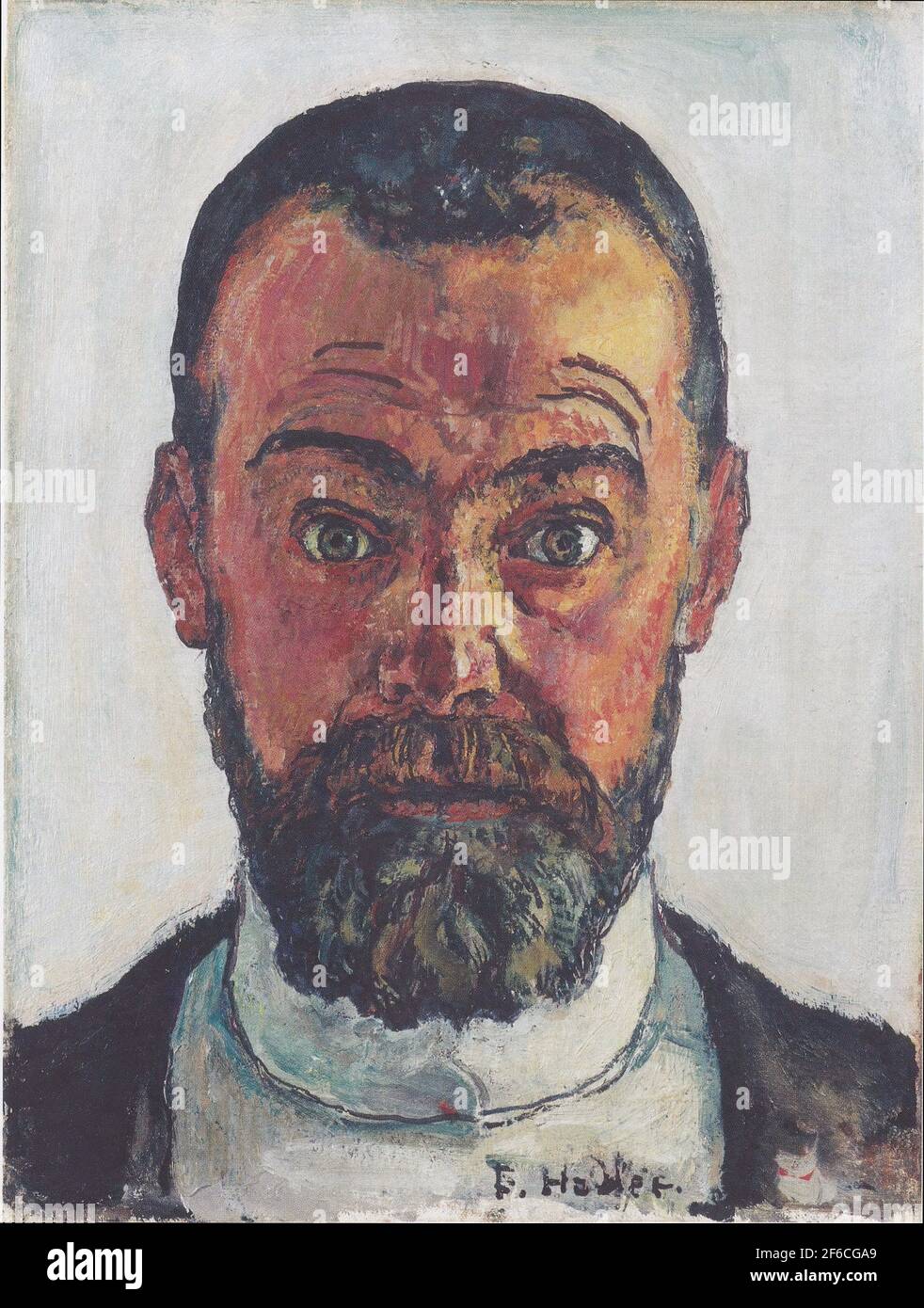 Ferdinand Hodler- Self Portrait 1912 Stock Photo - Alamy