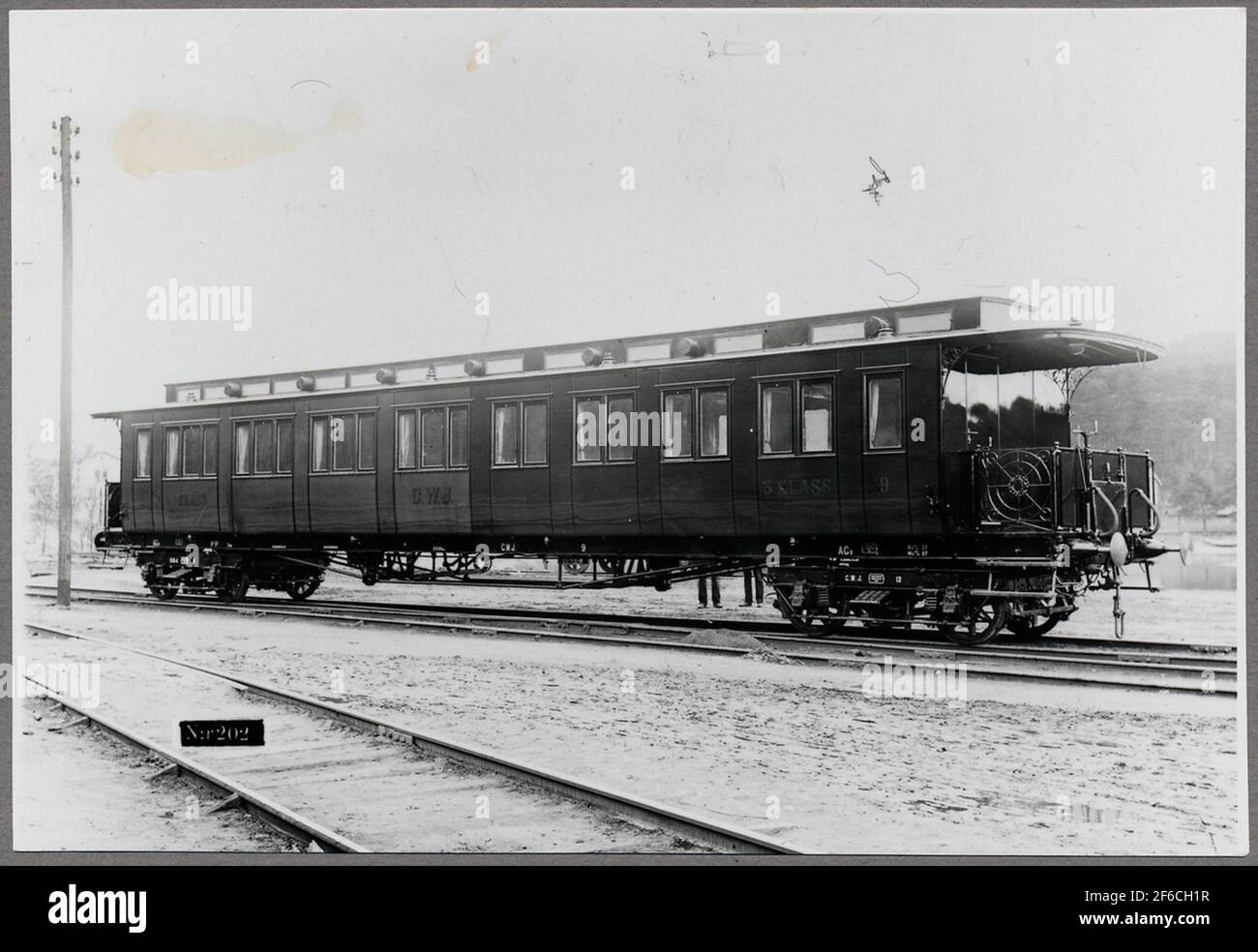 Karlskrona - Växjö Railway, CWJ AC0 9 Stock Photo - Alamy