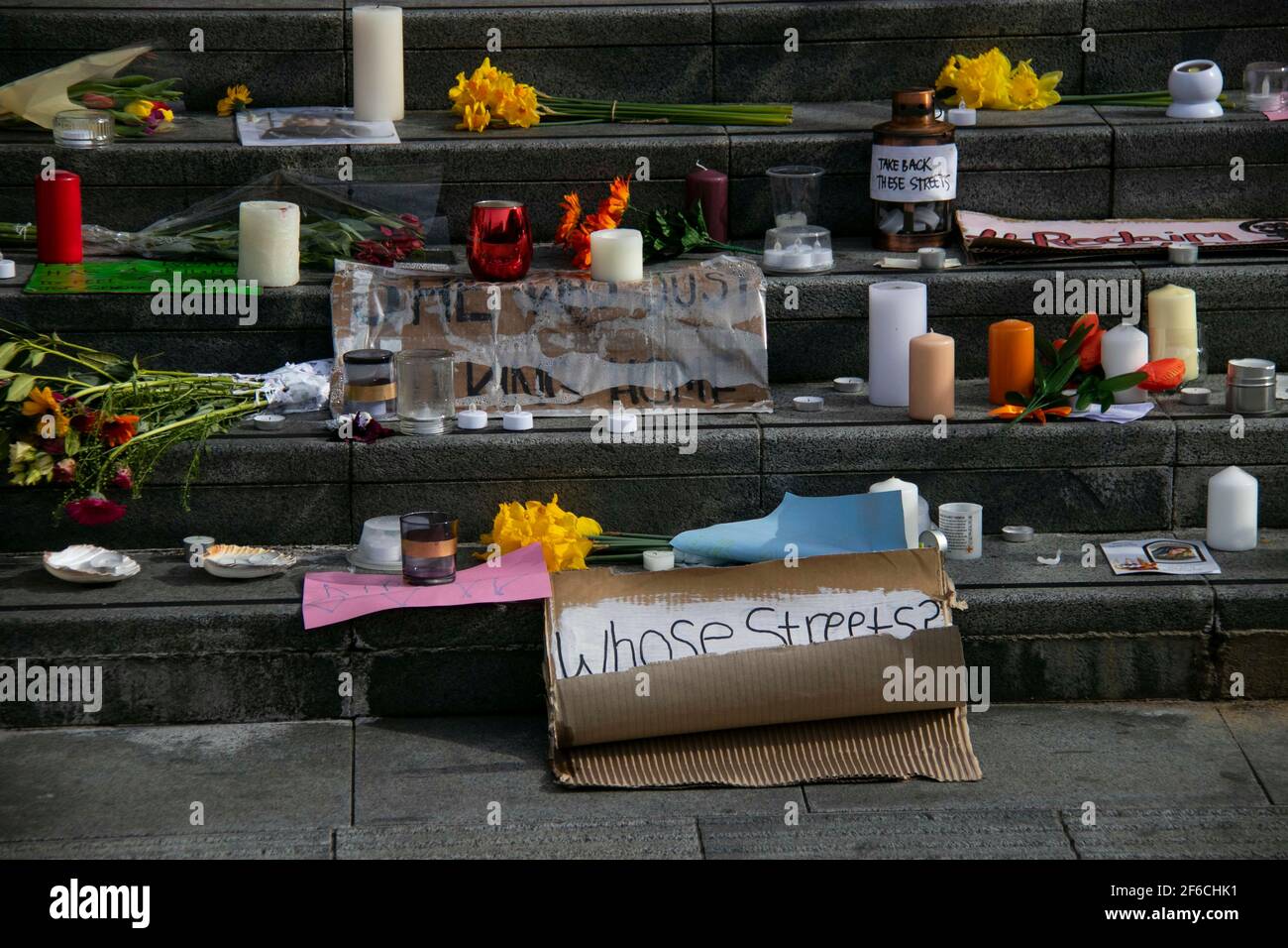 Sarah Everard vigil Stock Photo Alamy