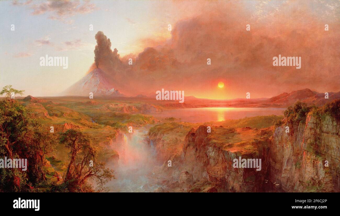 Frederic Edwin Church - Cotopaxi 1862 Stock Photo - Alamy