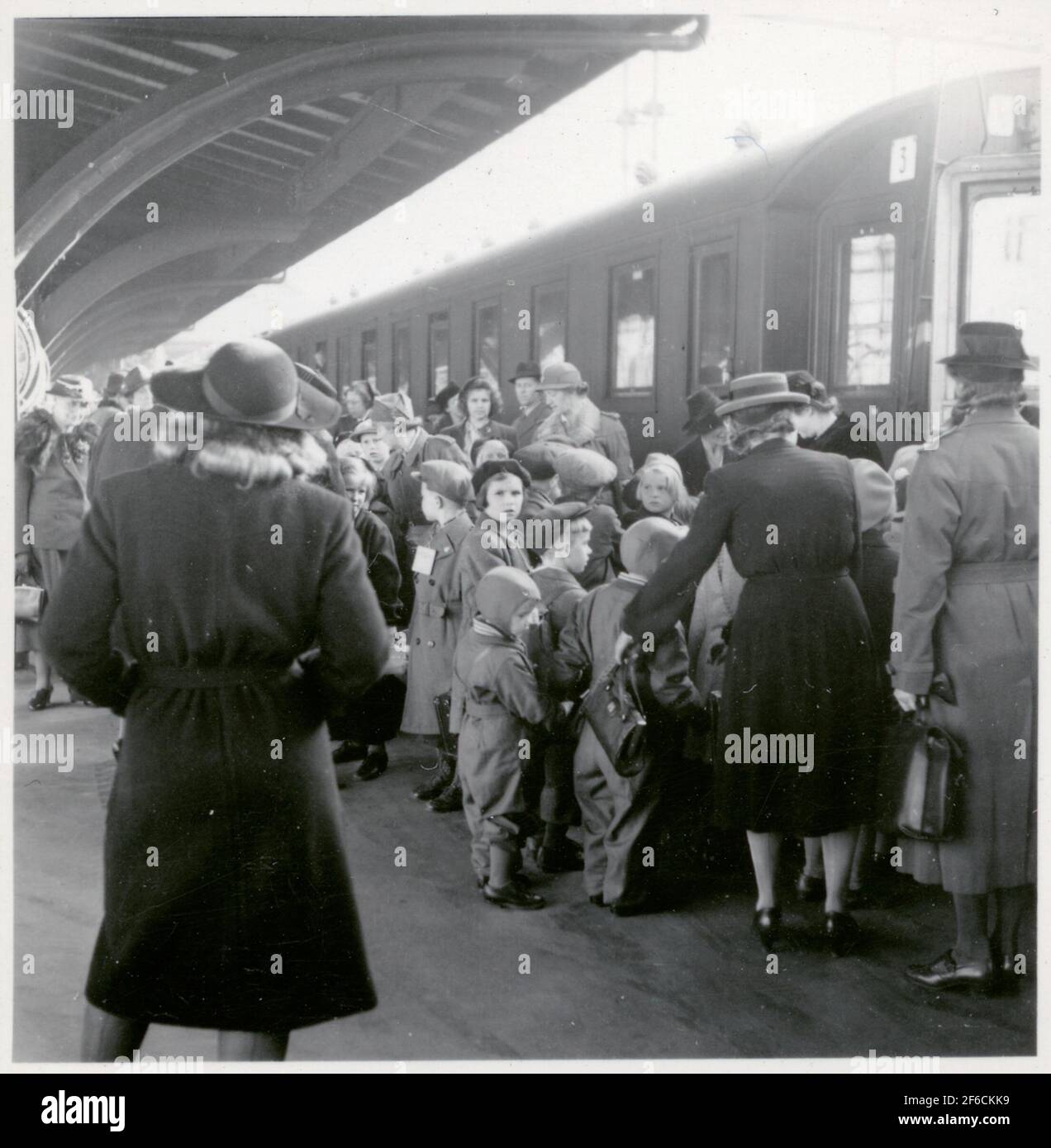 Children from Finland in connection with the children's evacuation ...