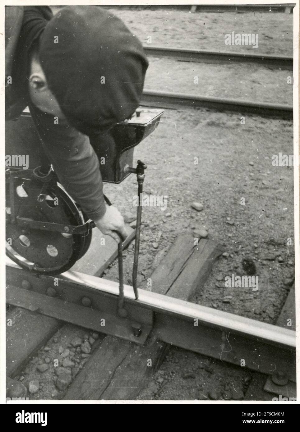 Rail lubrication from Trampdressin, system "Landvetter Stock Photo Alamy