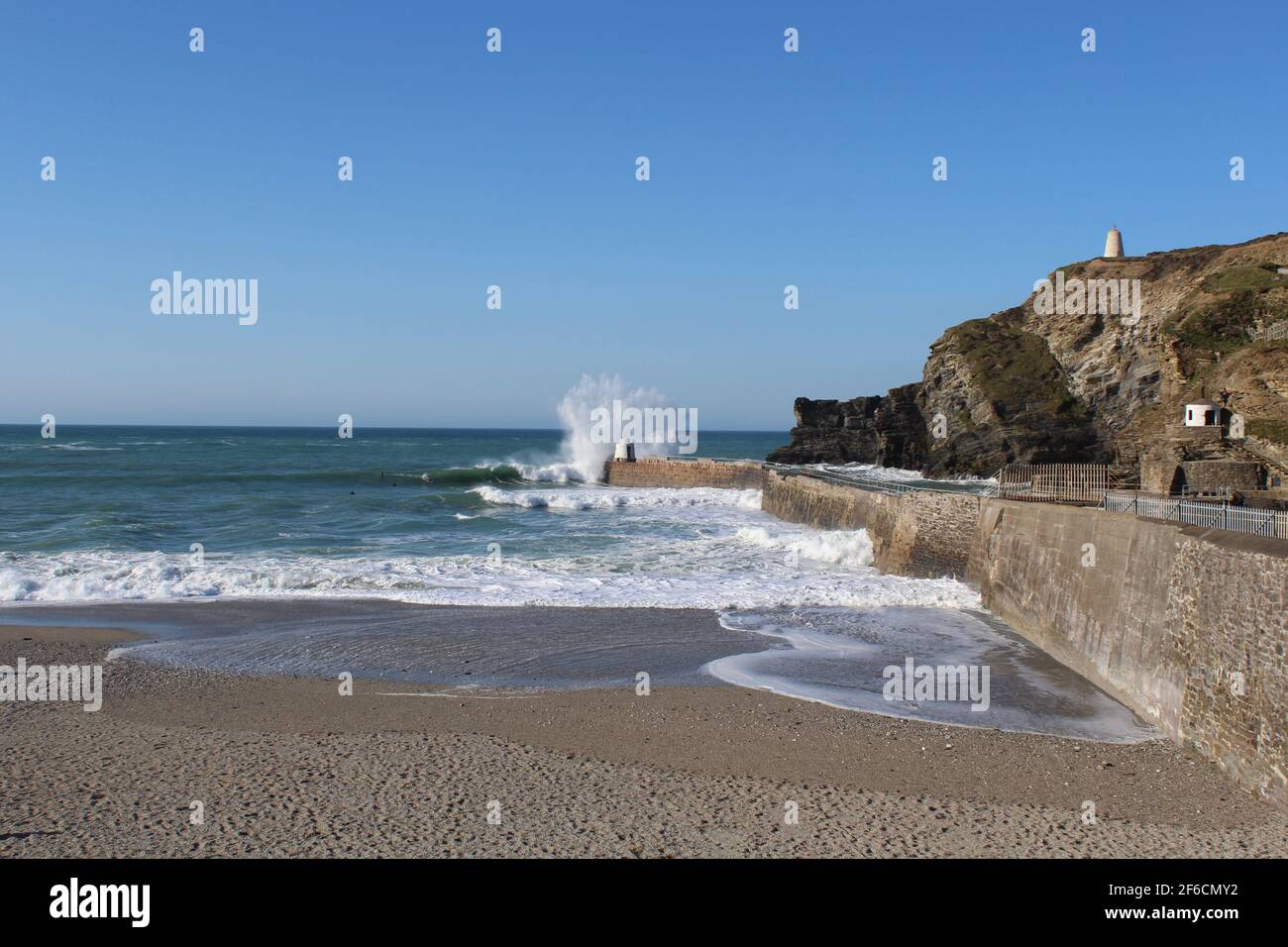 Portreath, Cornwall. Stock Photo