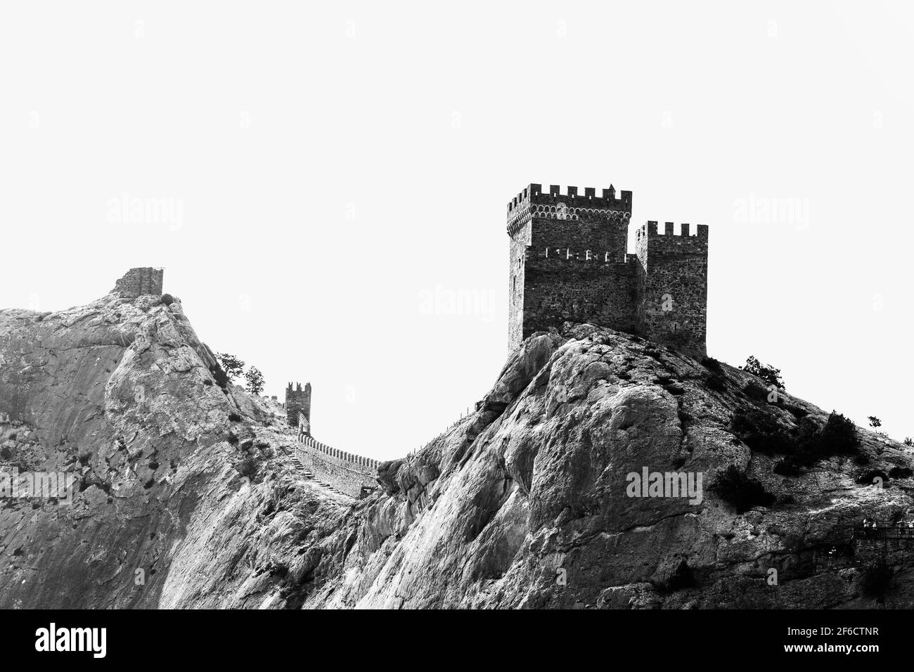 Landscape view on sunny Black and White Stock Photos & Images - Alamy