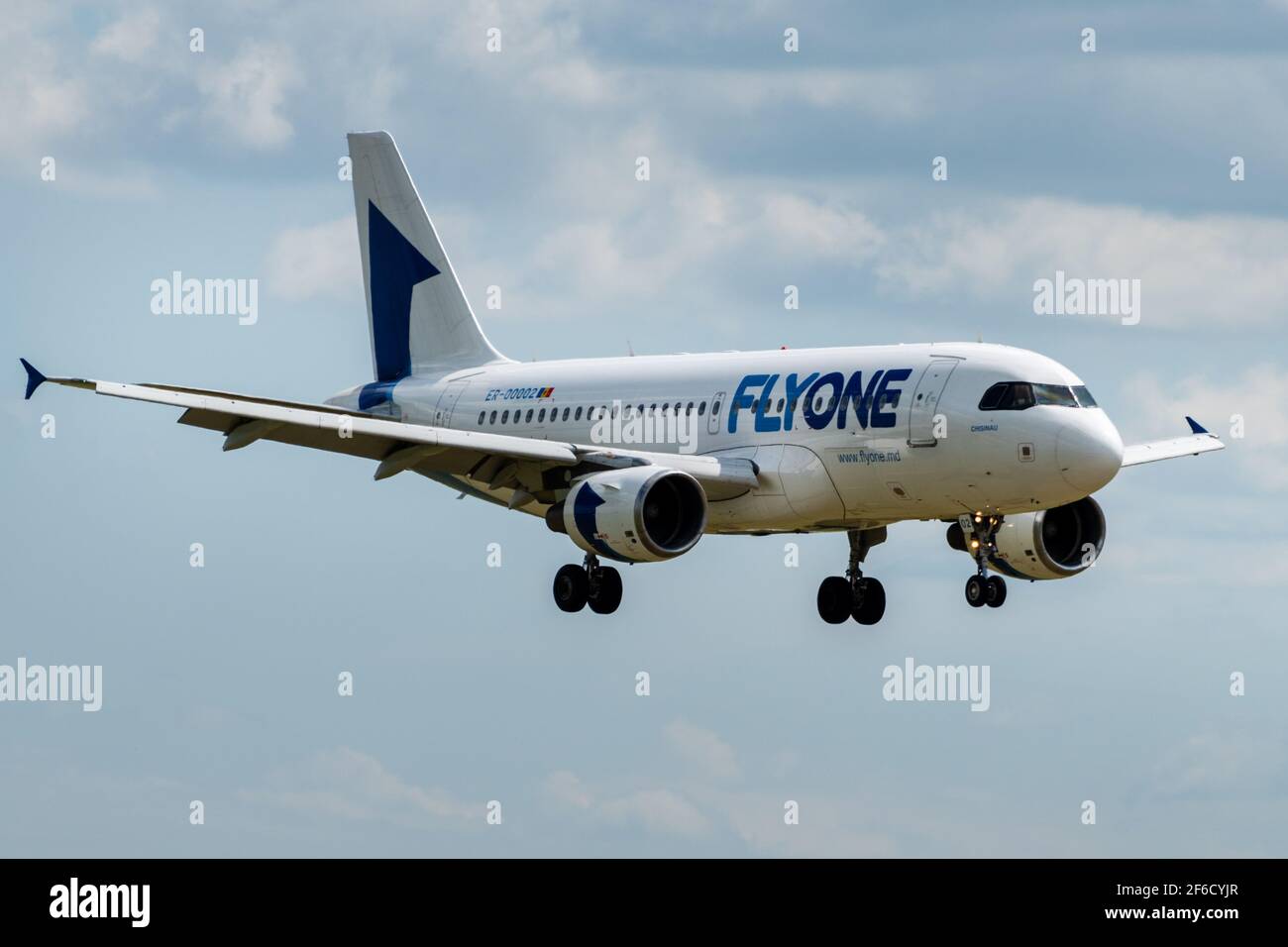 Airbus A319-100 Bangkok Air at Male Airport, Maldives Stock Photo