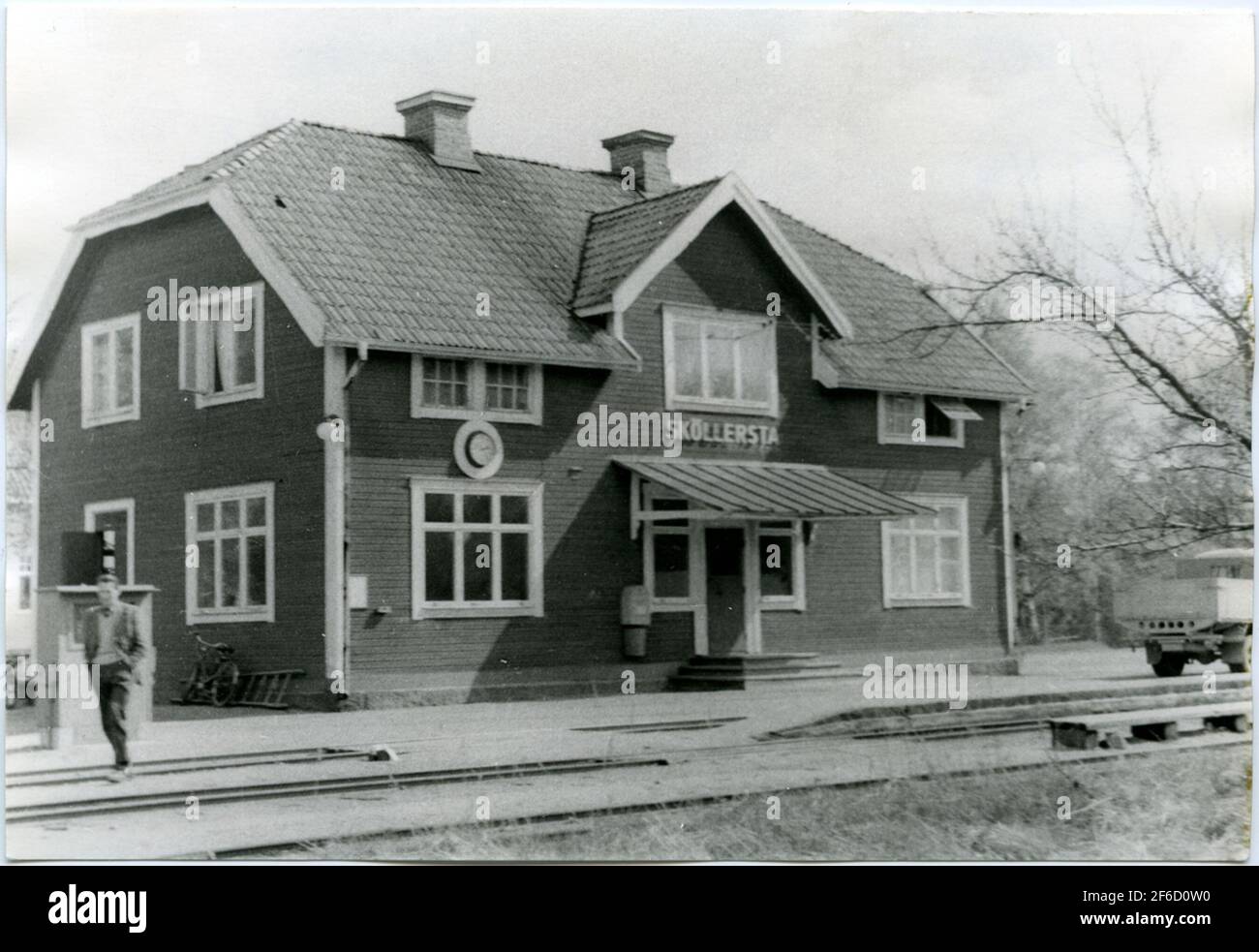 Sköllersta station 1945 - 1962 Stock Photo - Alamy