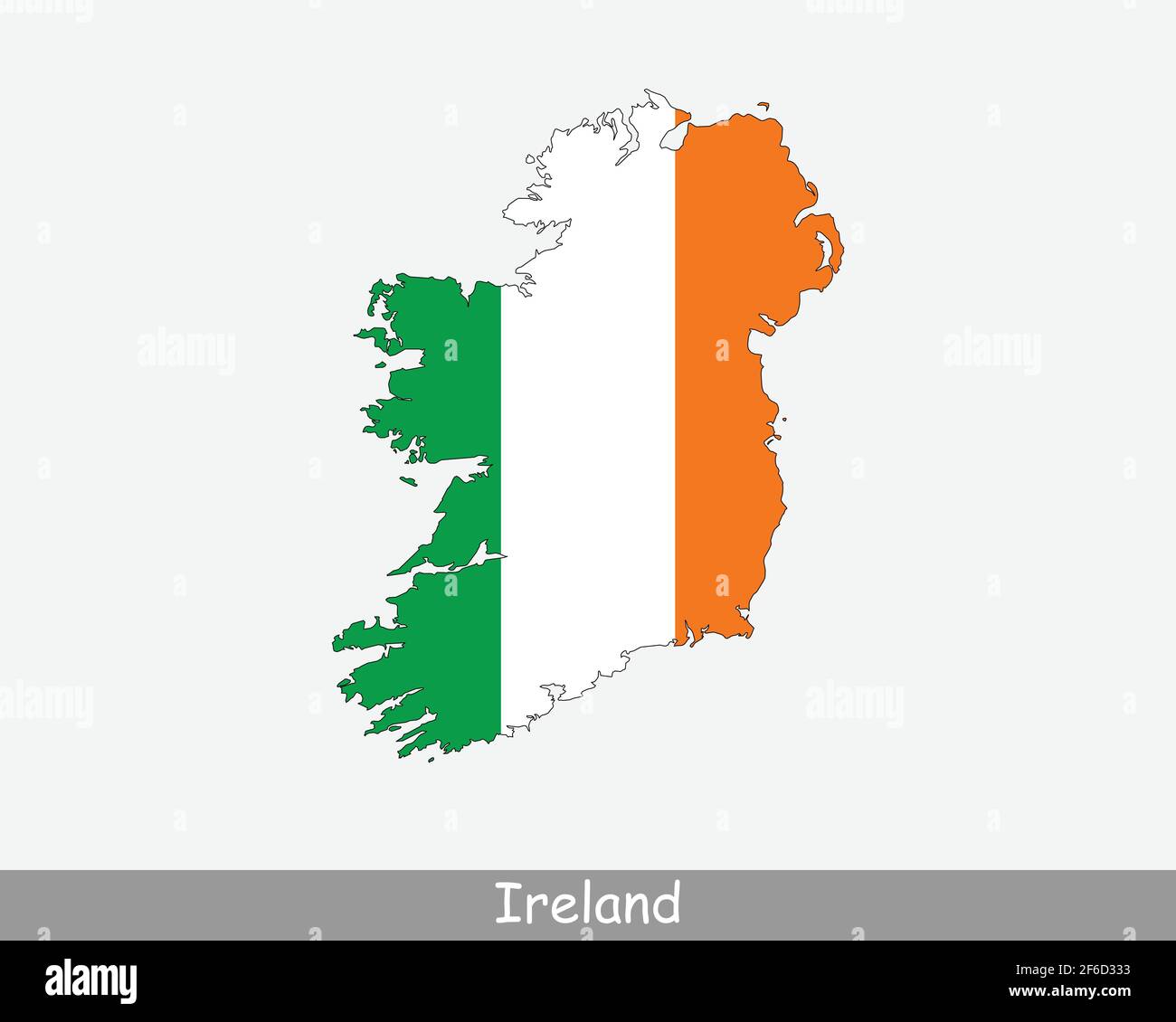 Ireland Map Flag Map Of Ireland With The Irish National Flag Isolated Ireland Map Flag Map Of Ireland With The Irish National Flag Isolated