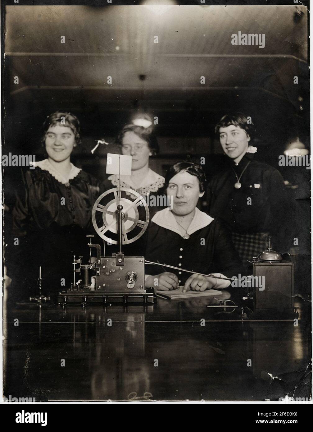 Telegraph at Stockholm Central Station. Stock Photo
