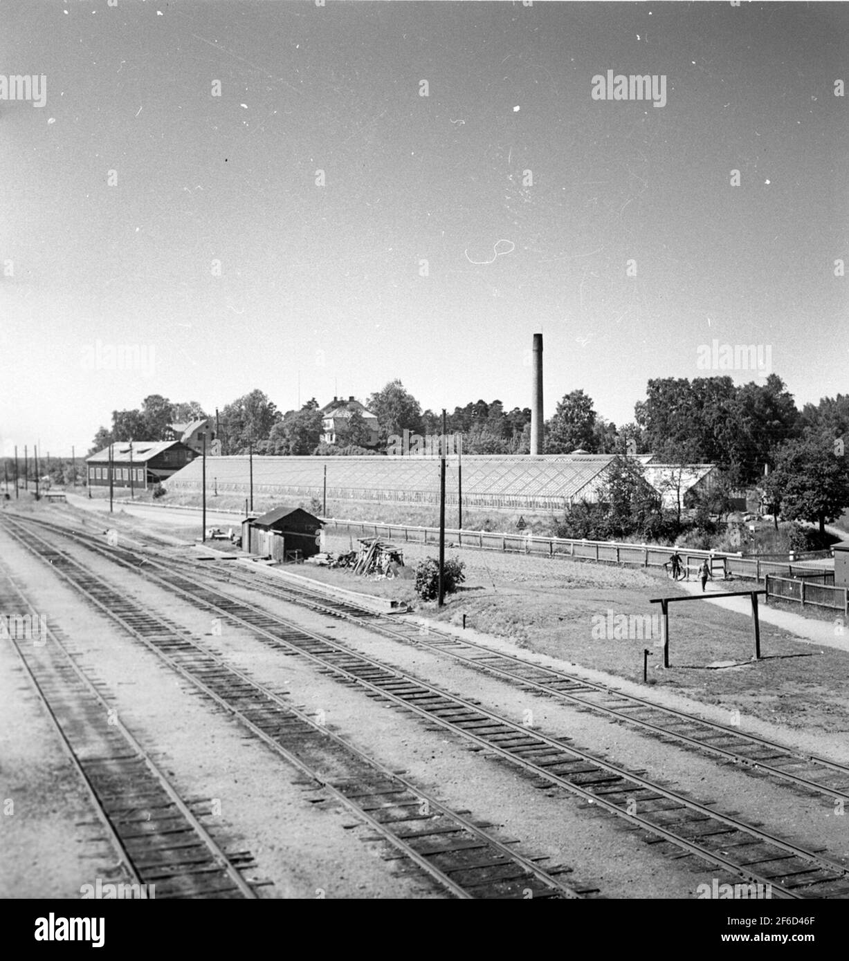 Greenhouse yard yard Black and White Stock Photos & Images - Alamy