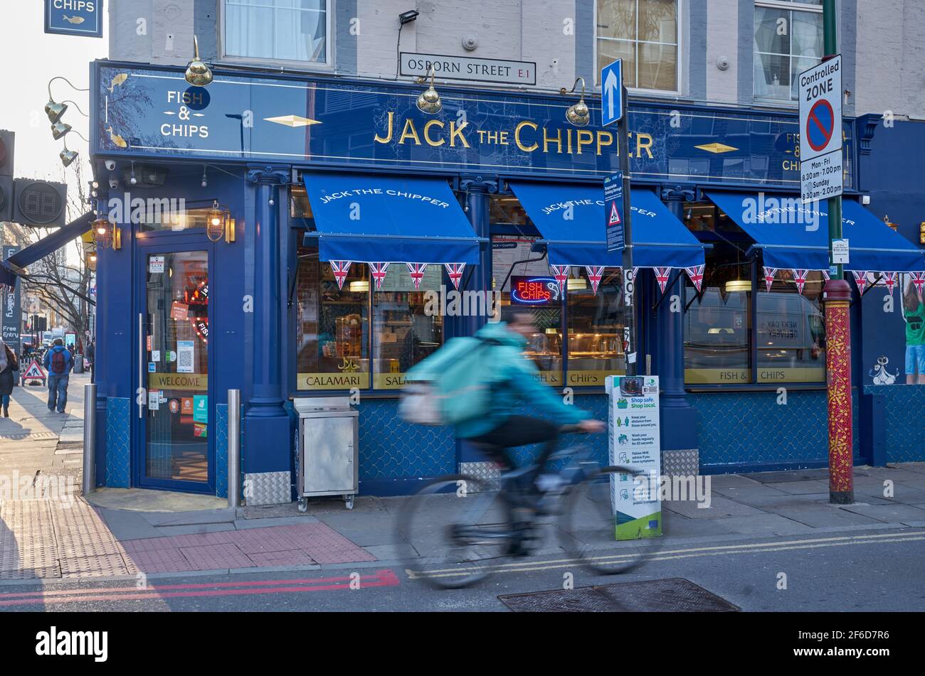 jack the chipper chip shop whitechapel Stock Photo Alamy
