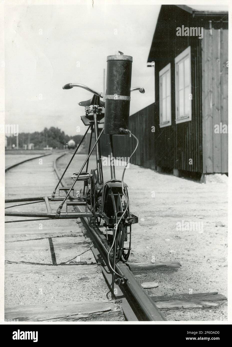 Rail lubrication with trampdressin after the line Älmhult brösarp