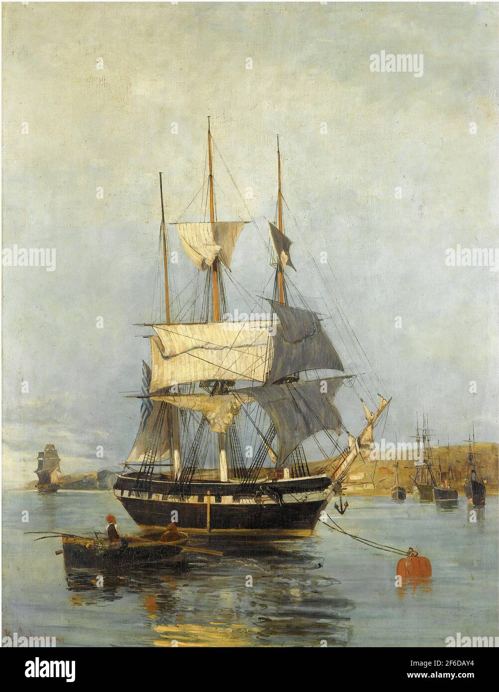 Konstantinos Volanakis - Greek Ship Stock Photo - Alamy