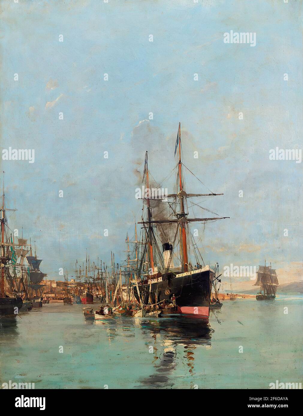 Konstantinos Volanakis - Port Piraeus Stock Photo - Alamy
