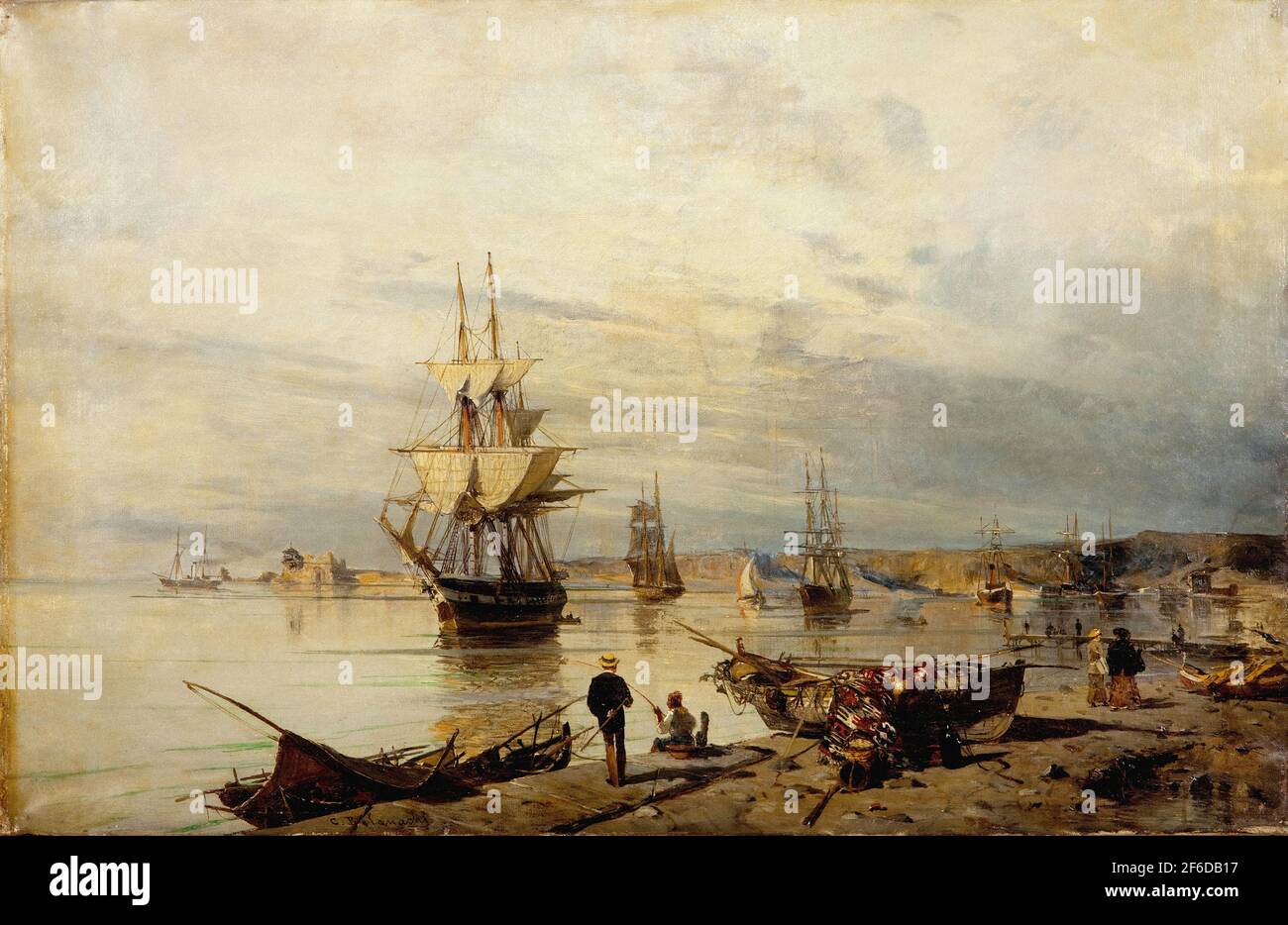 Konstantinos Volanakis - Sunset Seashore Stock Photo - Alamy