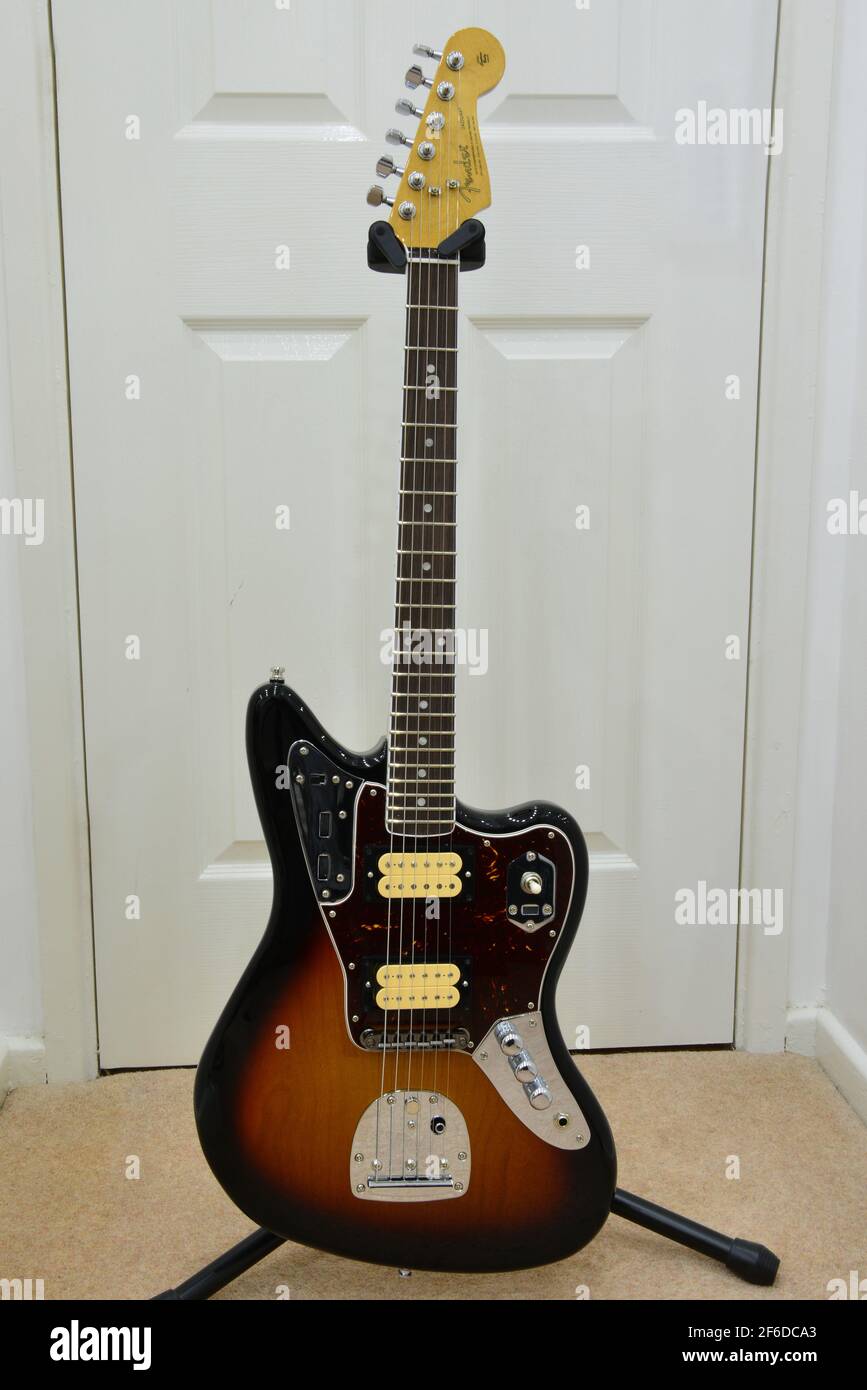 Kurt Cobain Fender Jaguar signature model Stock Photo
